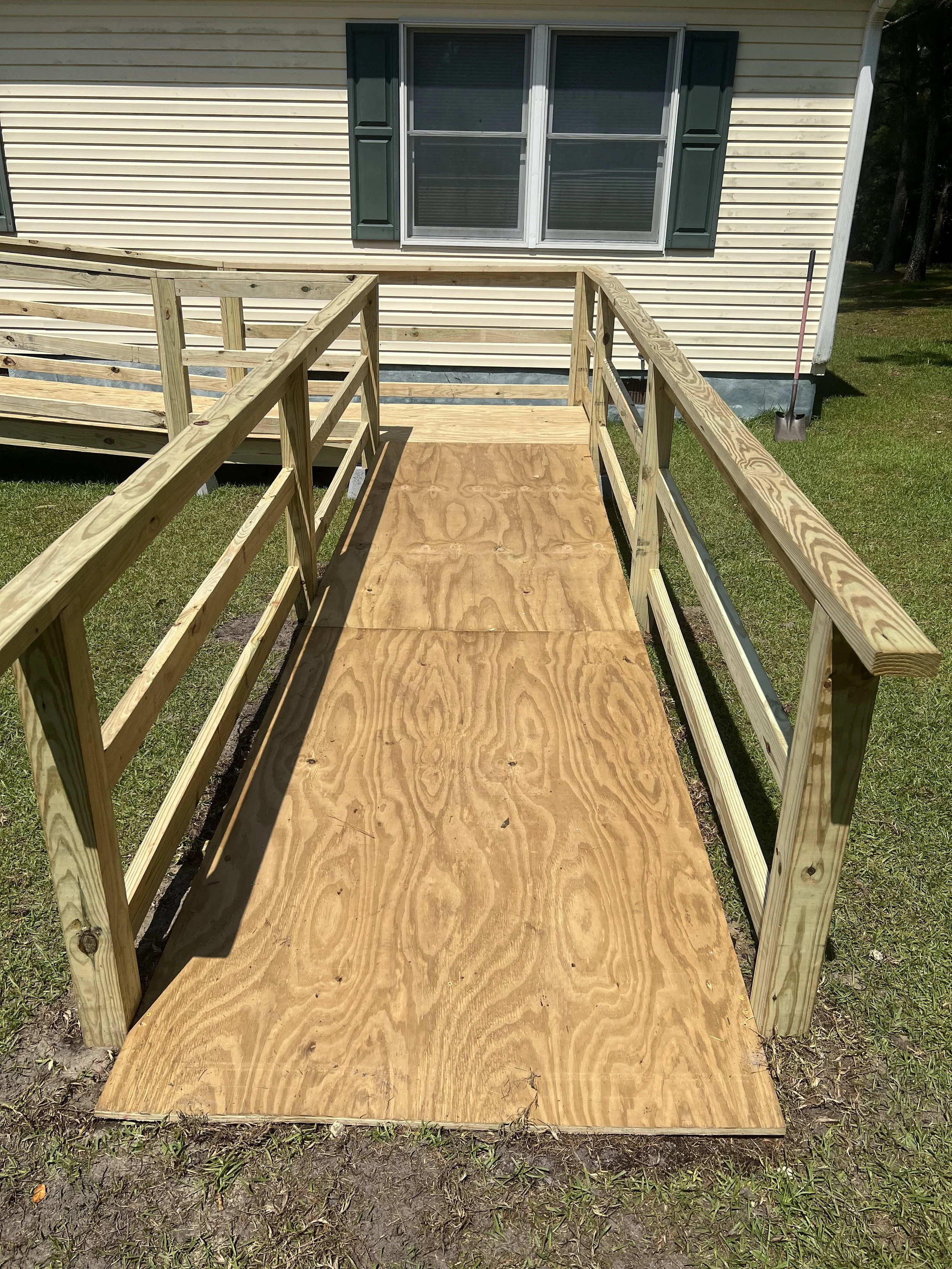 Custom Built Wheelchair Ramp