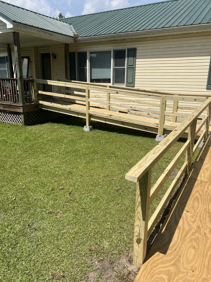 Custom Built Wheelchair Ramp # 2 Picture