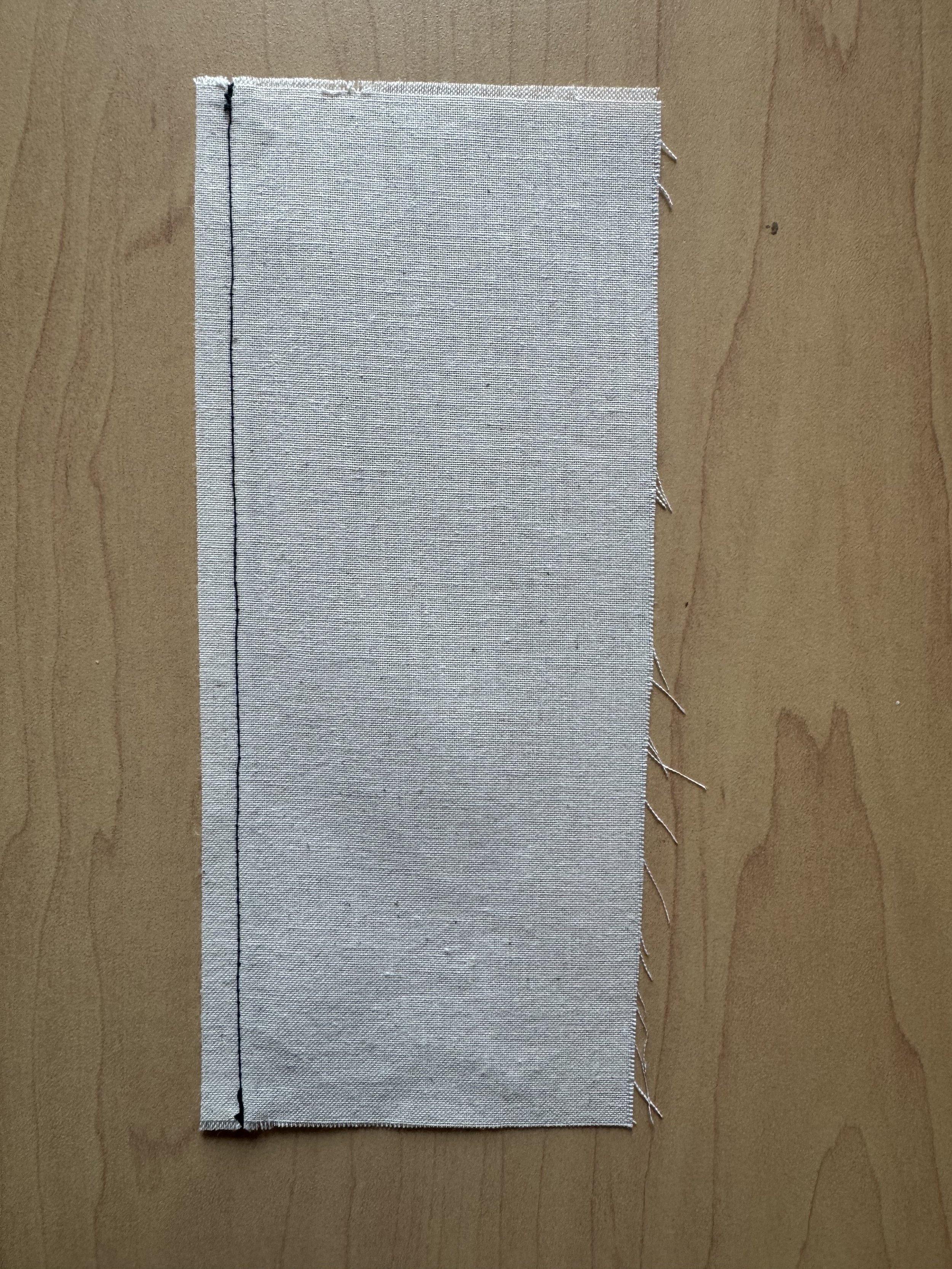 ¼” Machine Rolled Hem