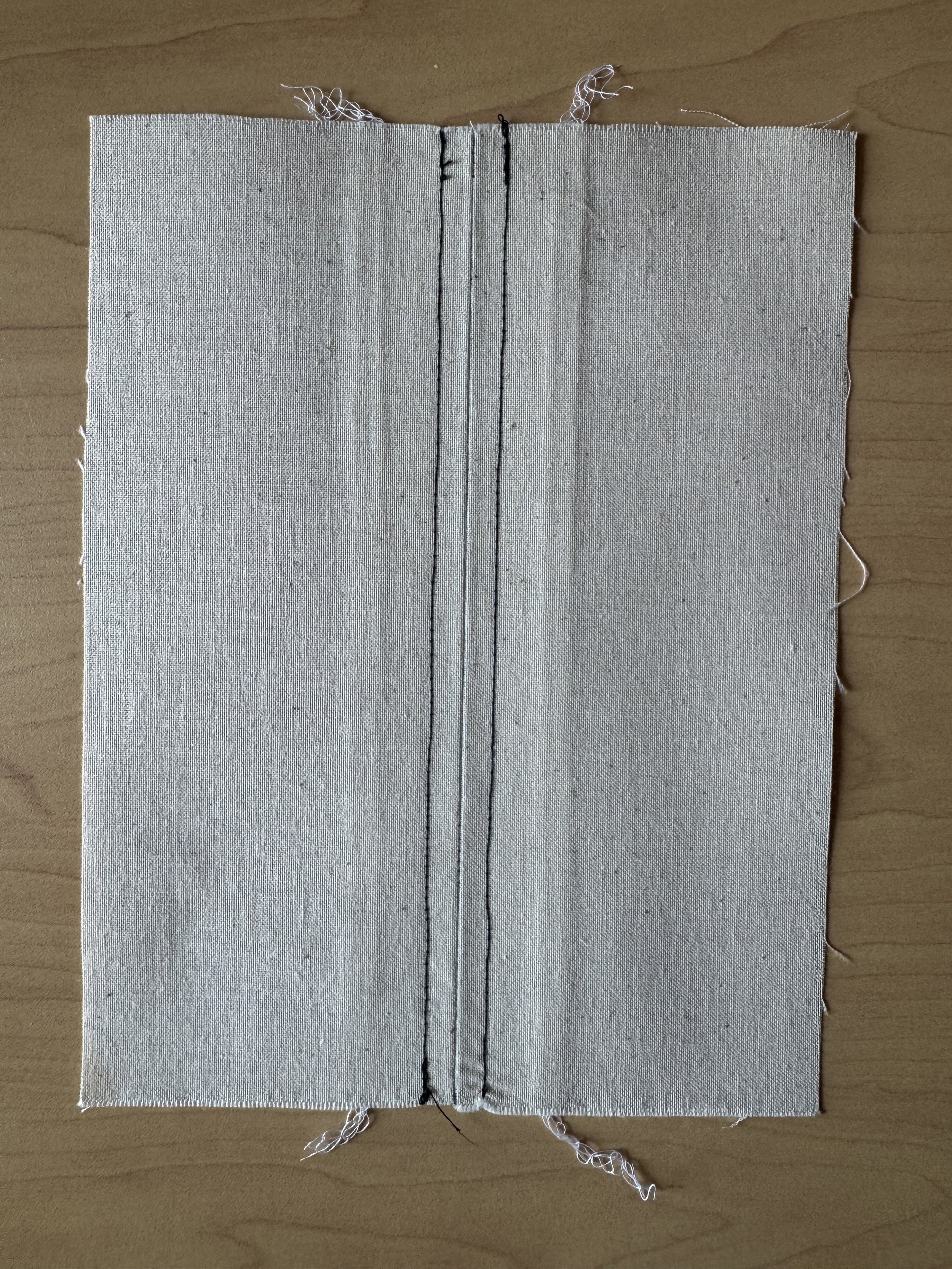 Permanent Seam with Top Stitching