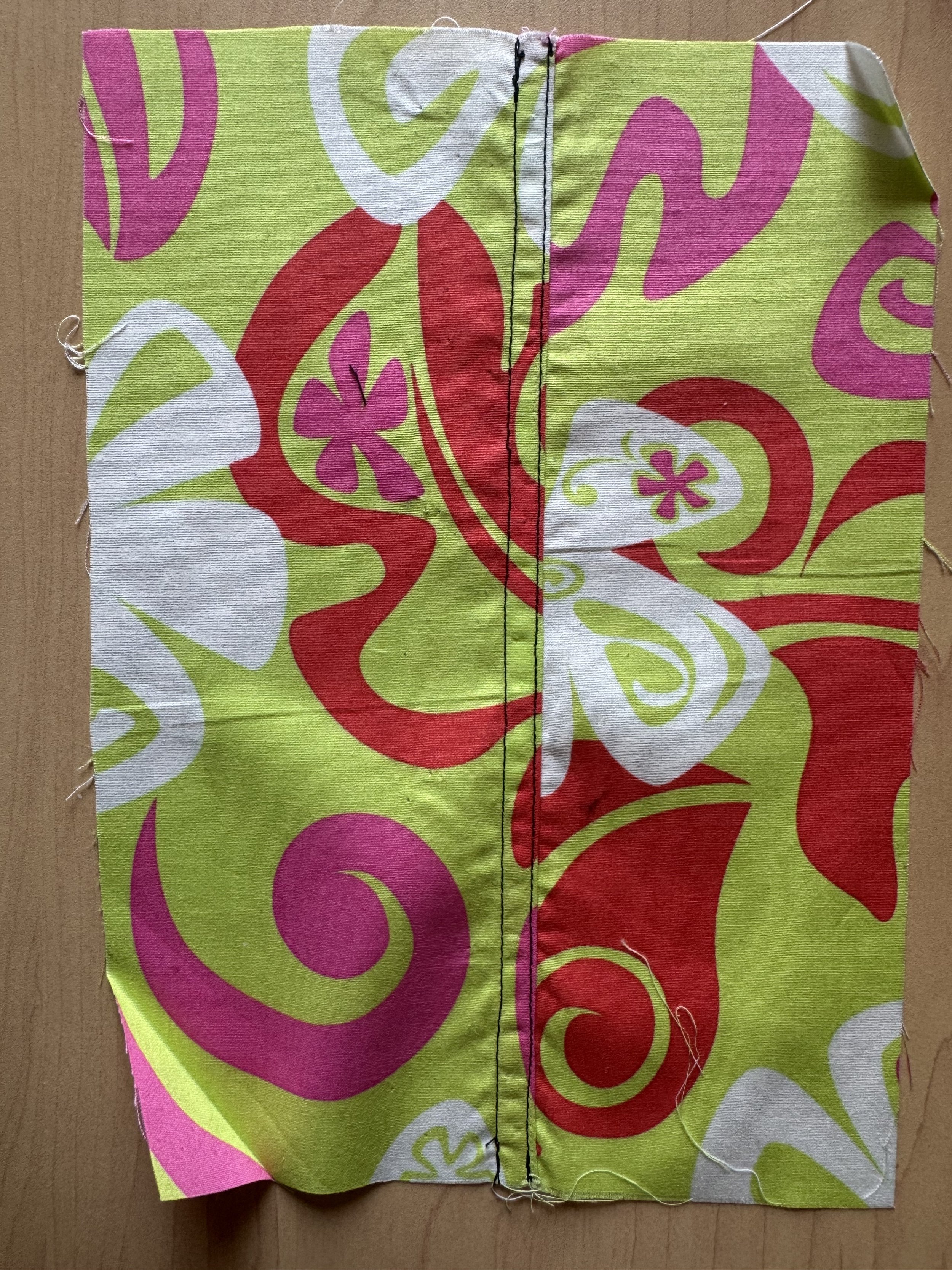 Flat Fell Seam - Right Side