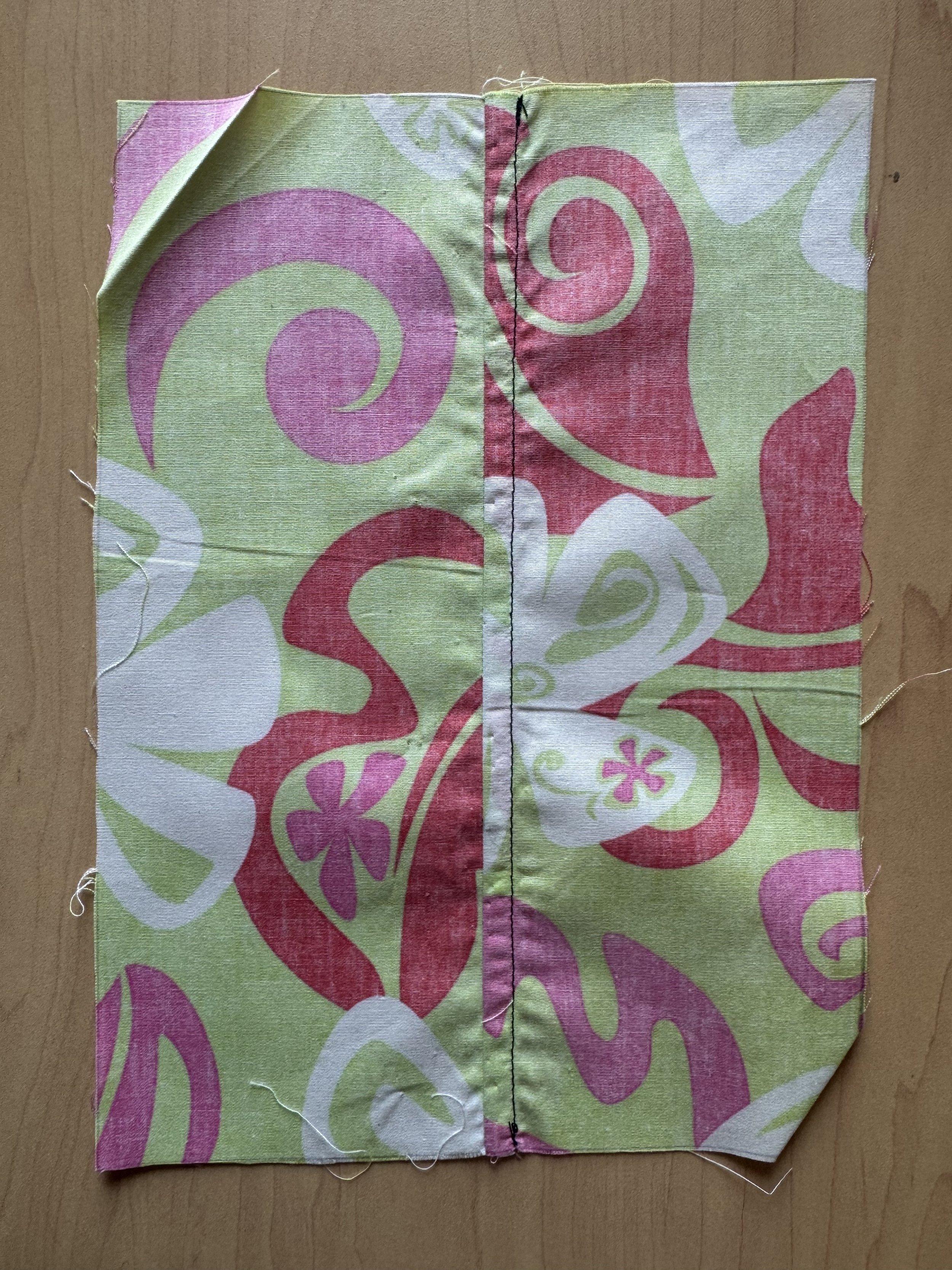 Flat Fell Seam - Wrong Side