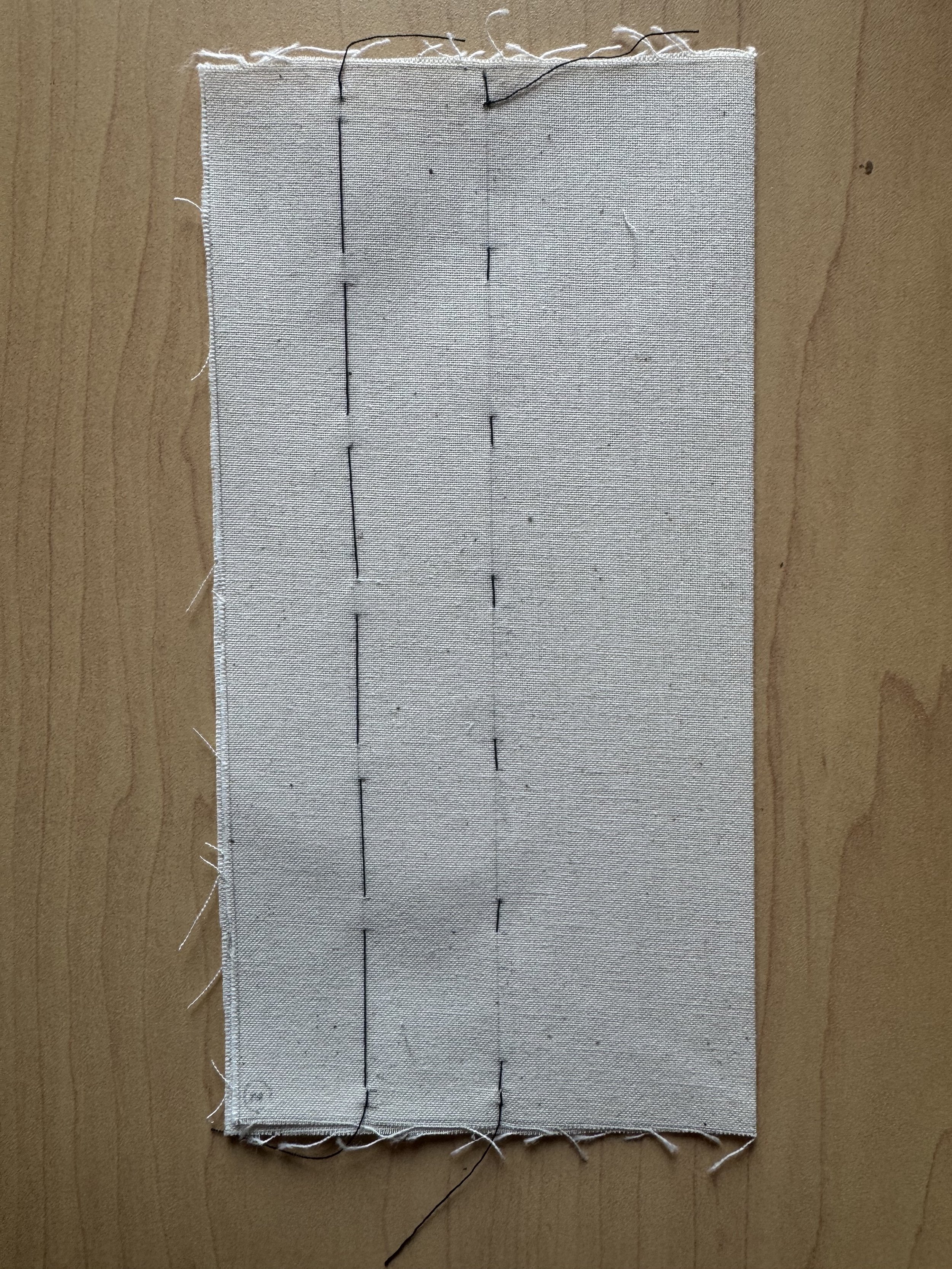 Uneven Basting Stitch