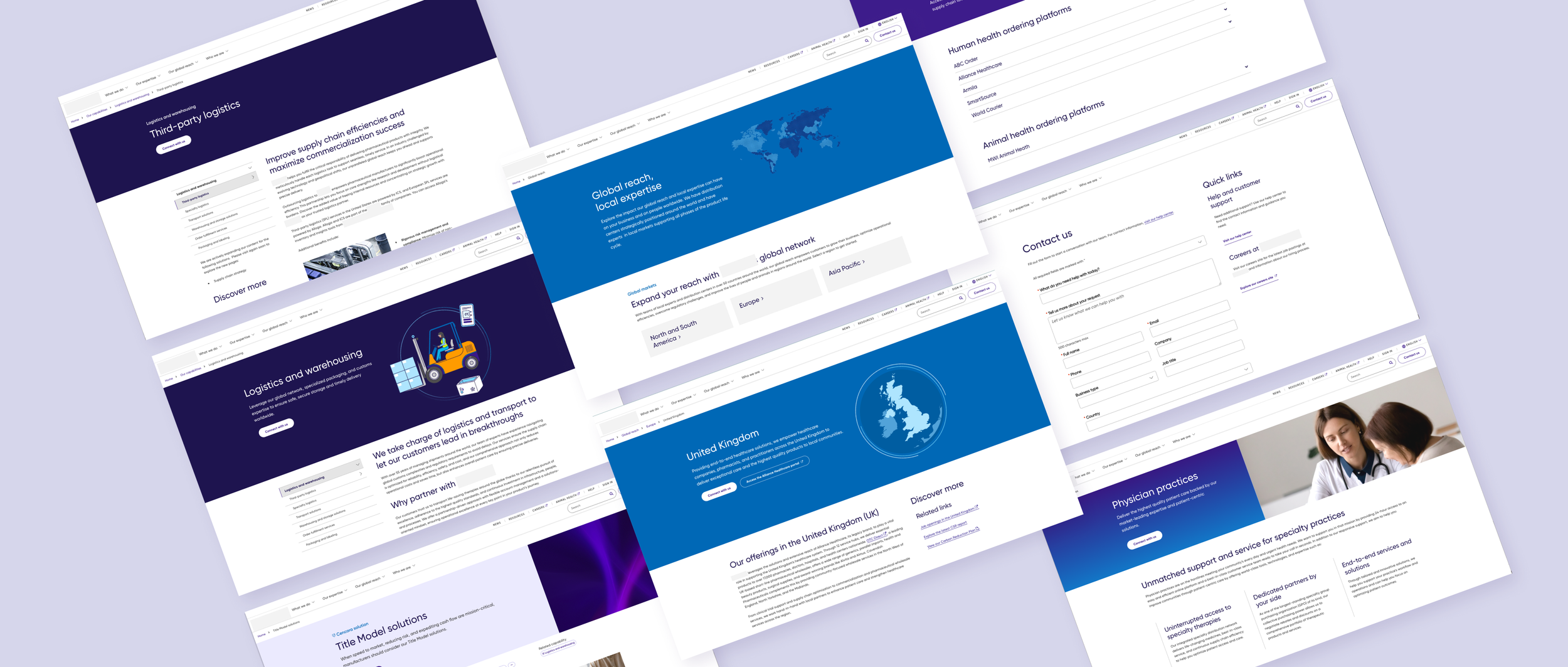 Global marketing website redesign