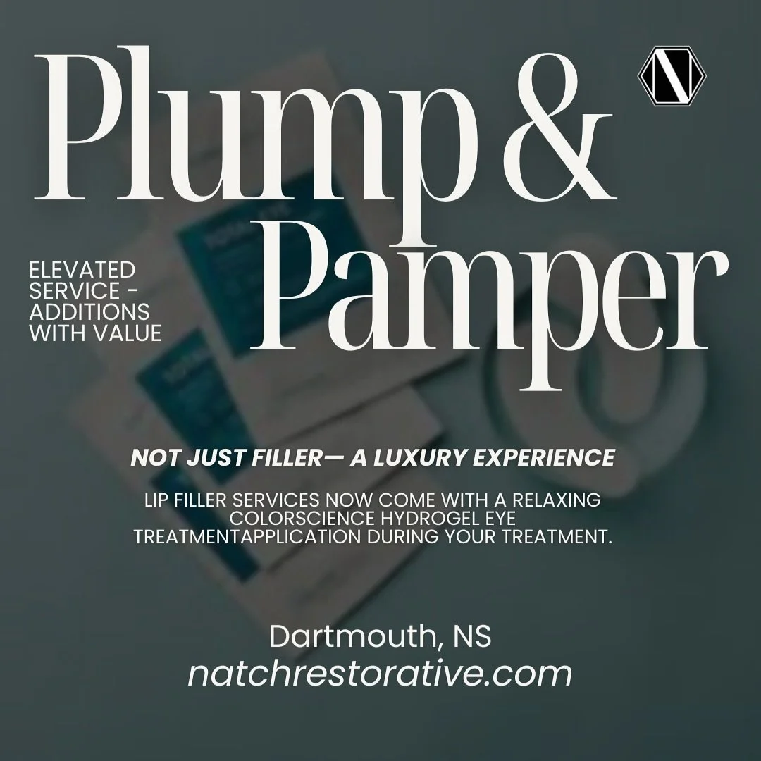 Plump lips. Refreshed eyes. Zero effort.
Every lip treatment now comes with a complimentary under-eye hydro patch so you leave glowing from top to bottom. 💧👄

NATCHRESTORATIVE.com 

#serviceaddon #happyclients #addedvalue #halifax #dartmouth #nurse