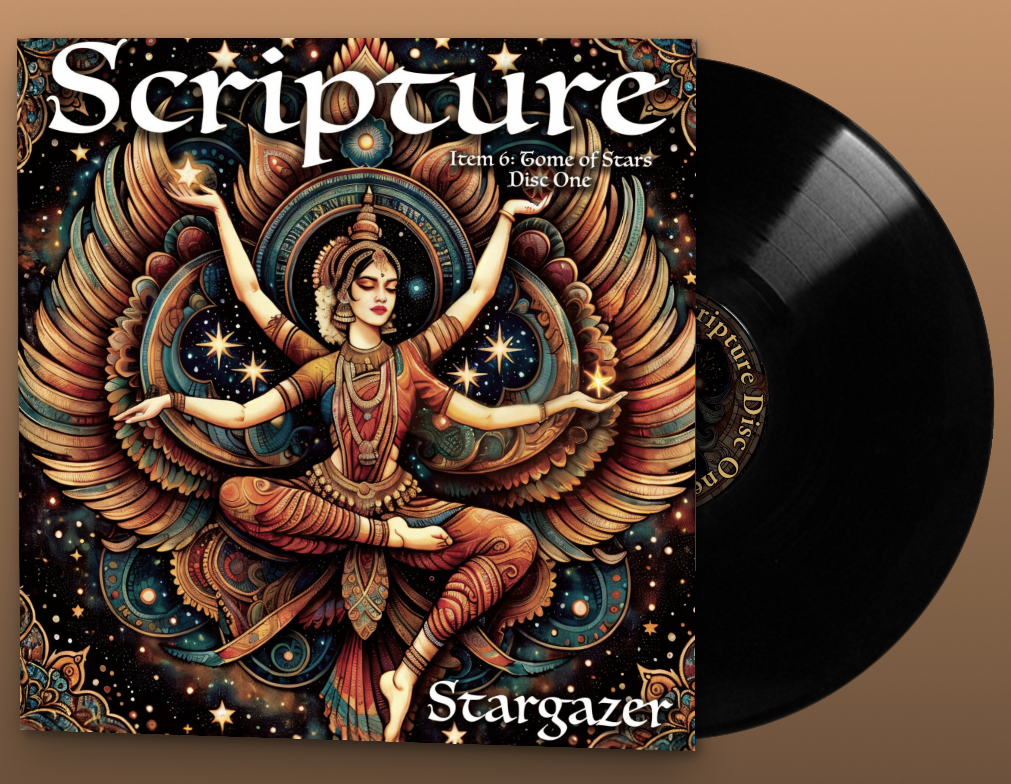 Vinyl cover and disc for Scripture