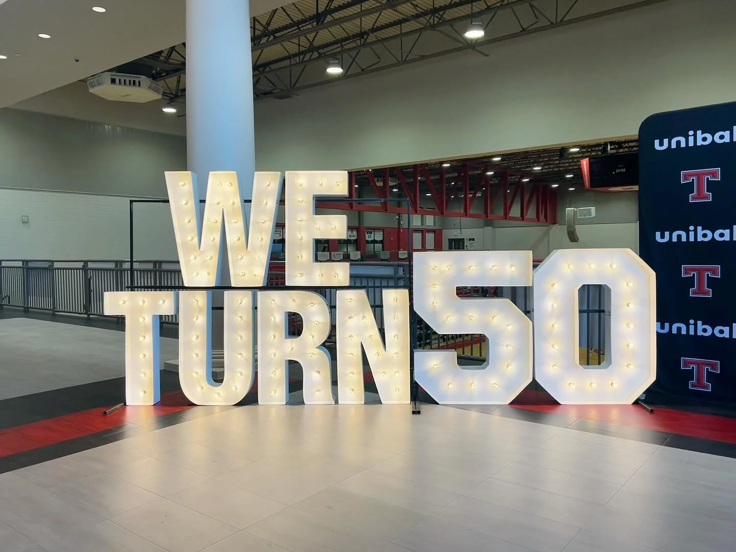50th anniversary for @thompsonvolleyball ❤️🖤