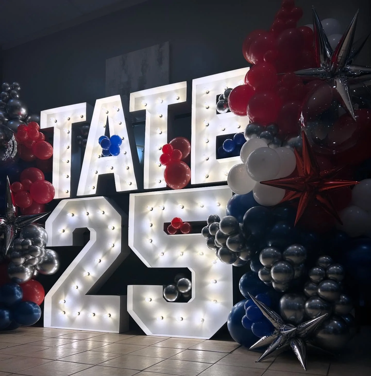 Congratulations @councilortate_d9 on your victory! So well deserved. This community is lucky to have you. 
Marquee letters: @sayitinlightsllc 
Balloons: @poppin_affairs 
Planning: @bgracemediallc 
Venue: @squaresbirmingham