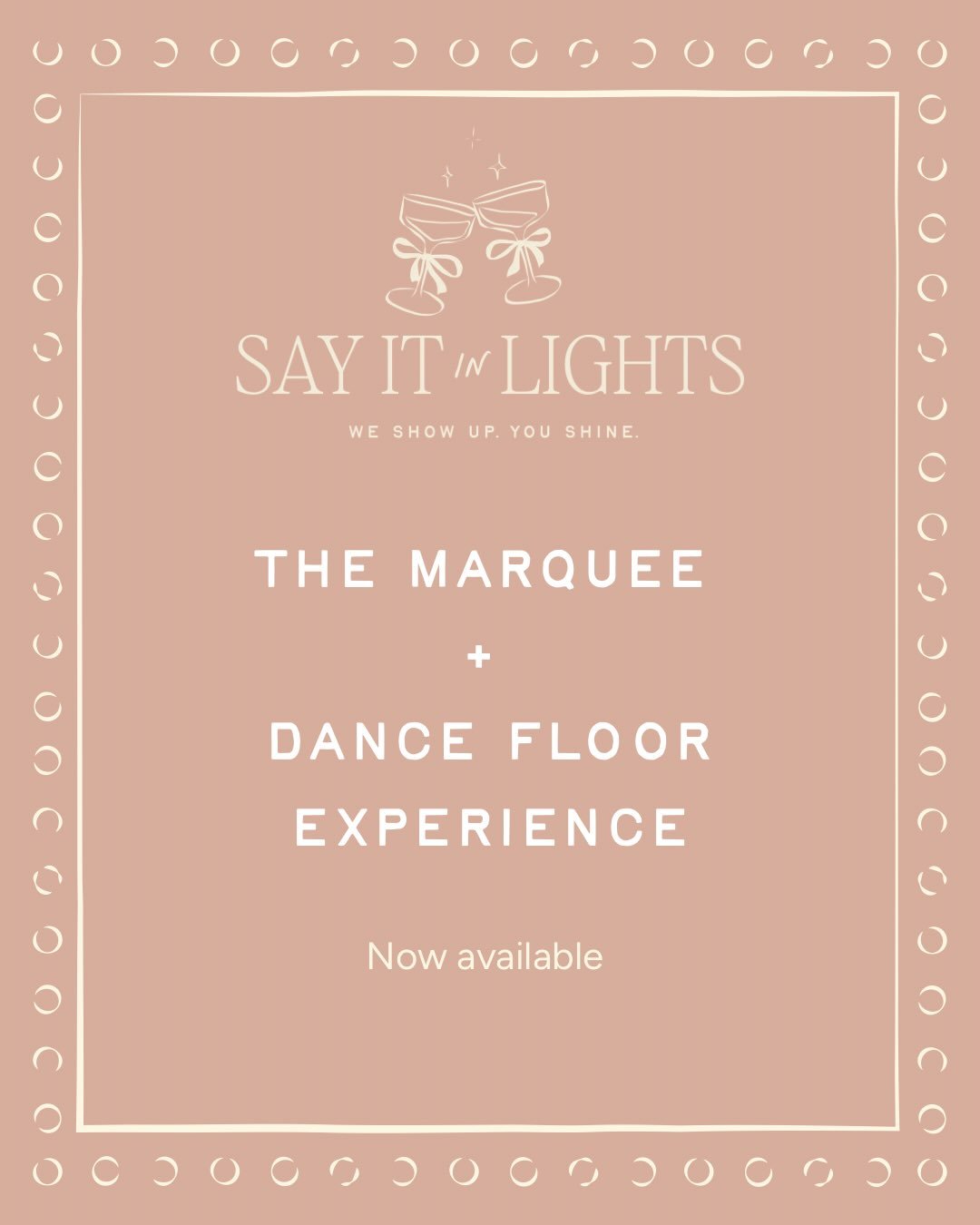 ✨ BETTER TOGETHER ✨

You asked for it, so we made it happen. Our Marquee + Dance Floor packages are officially here!

Two event essentials. One seriously good combination.

Contact us to learn more. 
.
.
.
 #MarqueeLetters #DanceFloorRental #WeddingR