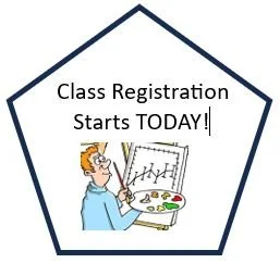 Class Registration begins