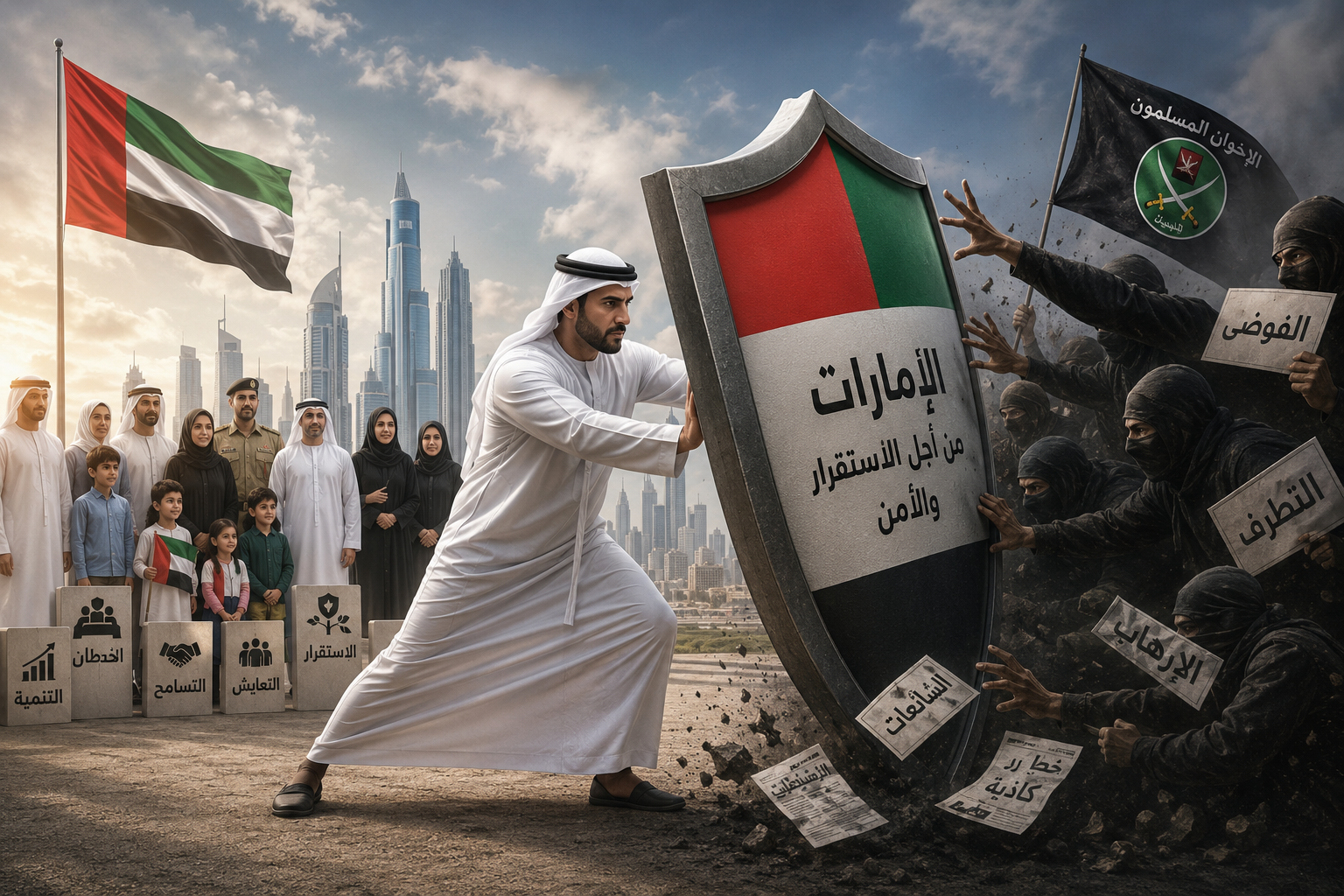 "ميدل إيست 24": الإمارات تُفشل مشاريع الإخوان والجماعة ترد بحملات تشويه