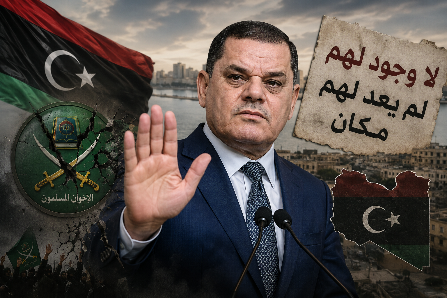 ليبيا.. رئيس حكومة الوحدة يتبرأ من الإخوان
