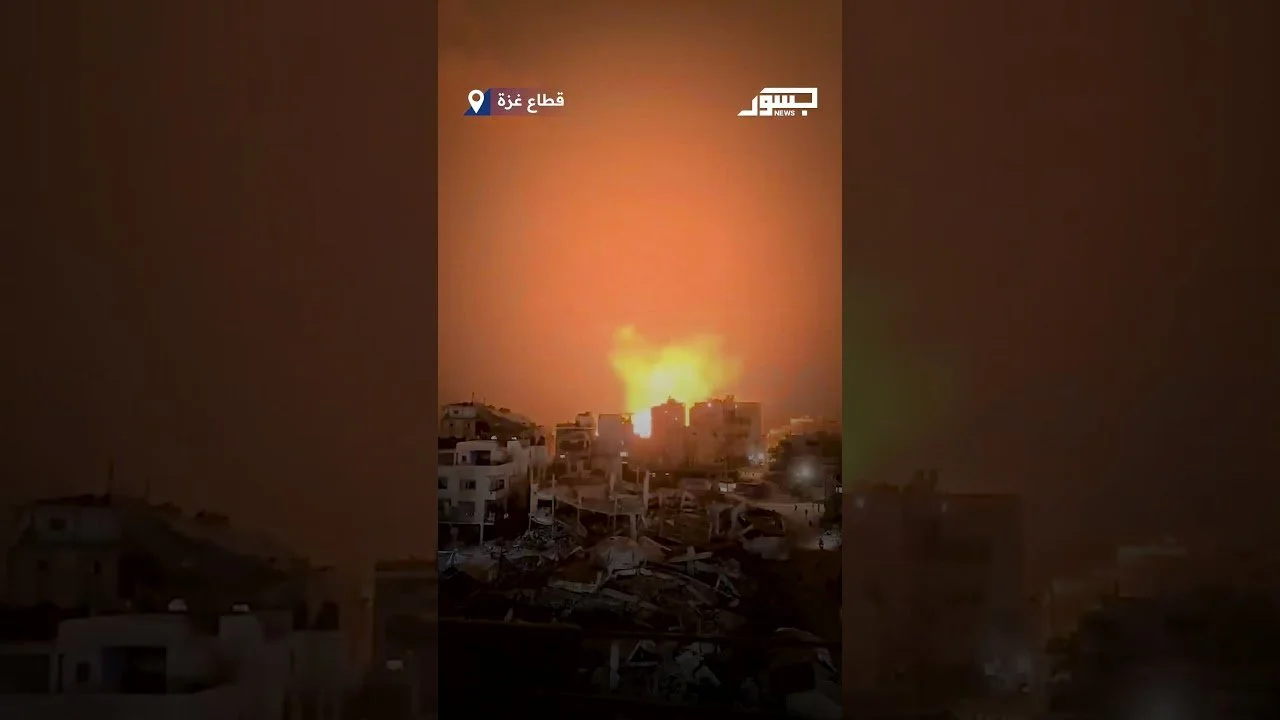 مشاهد للاستهدافات الإسرائيلية المتواصلة في قطاع غزة خلال الساعات الأخيرة