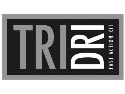 Logo for TRI DRi with text 'FAST ACTION KIT' on the right side.