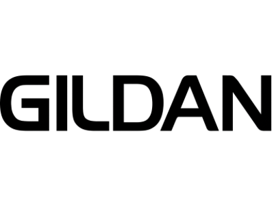 Gildan logo with black text on a white background.