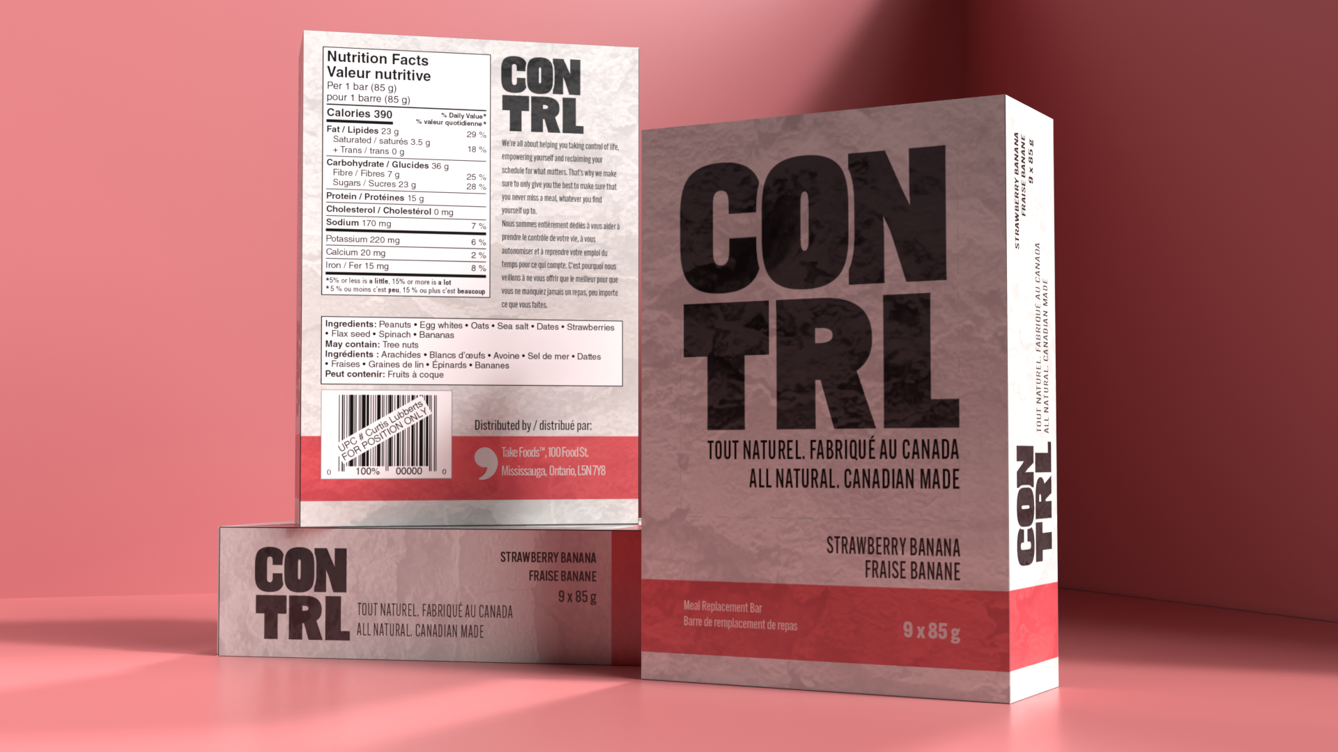 CONTRL Meal Bar Packaging