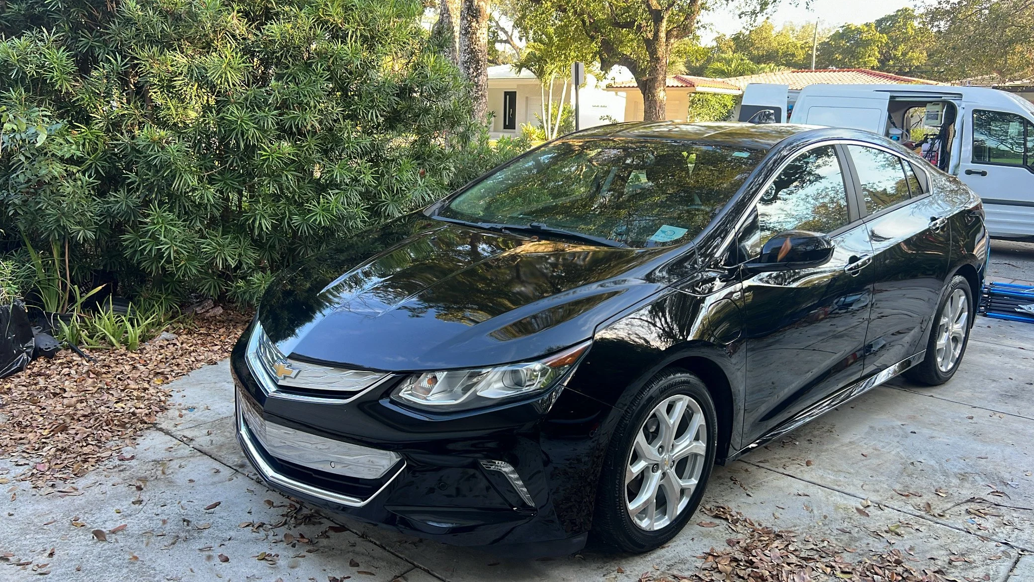 Black paint paint corrected and ceramic coated with Prestige Detailing