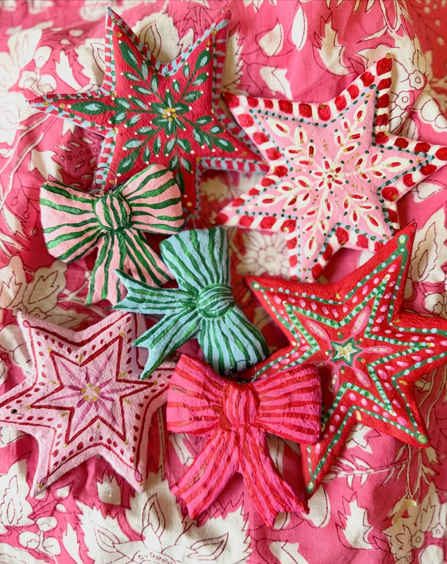 Ornaments made from scratch because I might be crazy.