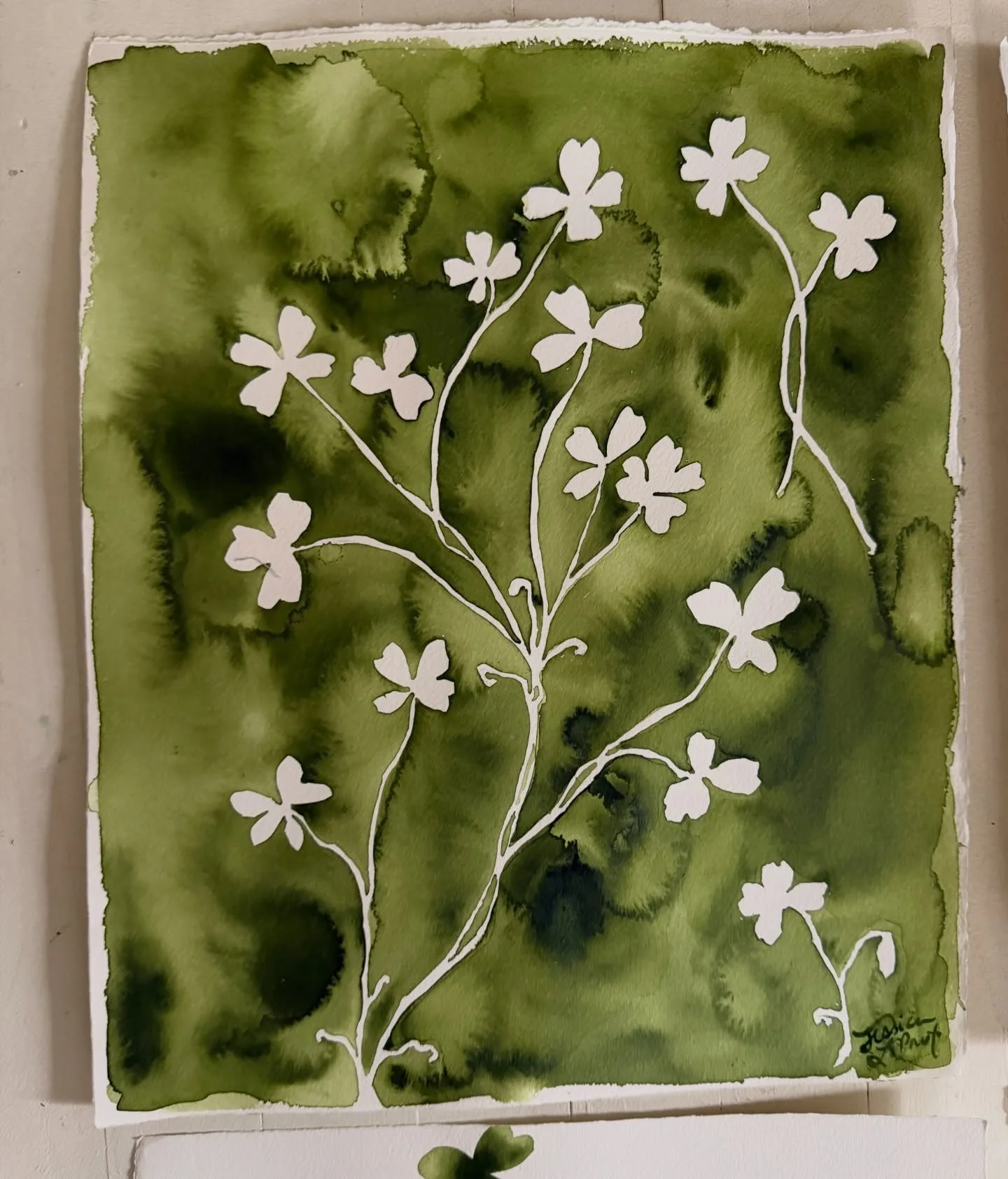 Lucky in art at @laa_artcollective 🍀 

All current work available in Wayne where the snow has melted and it will break 50 degrees this weekend.