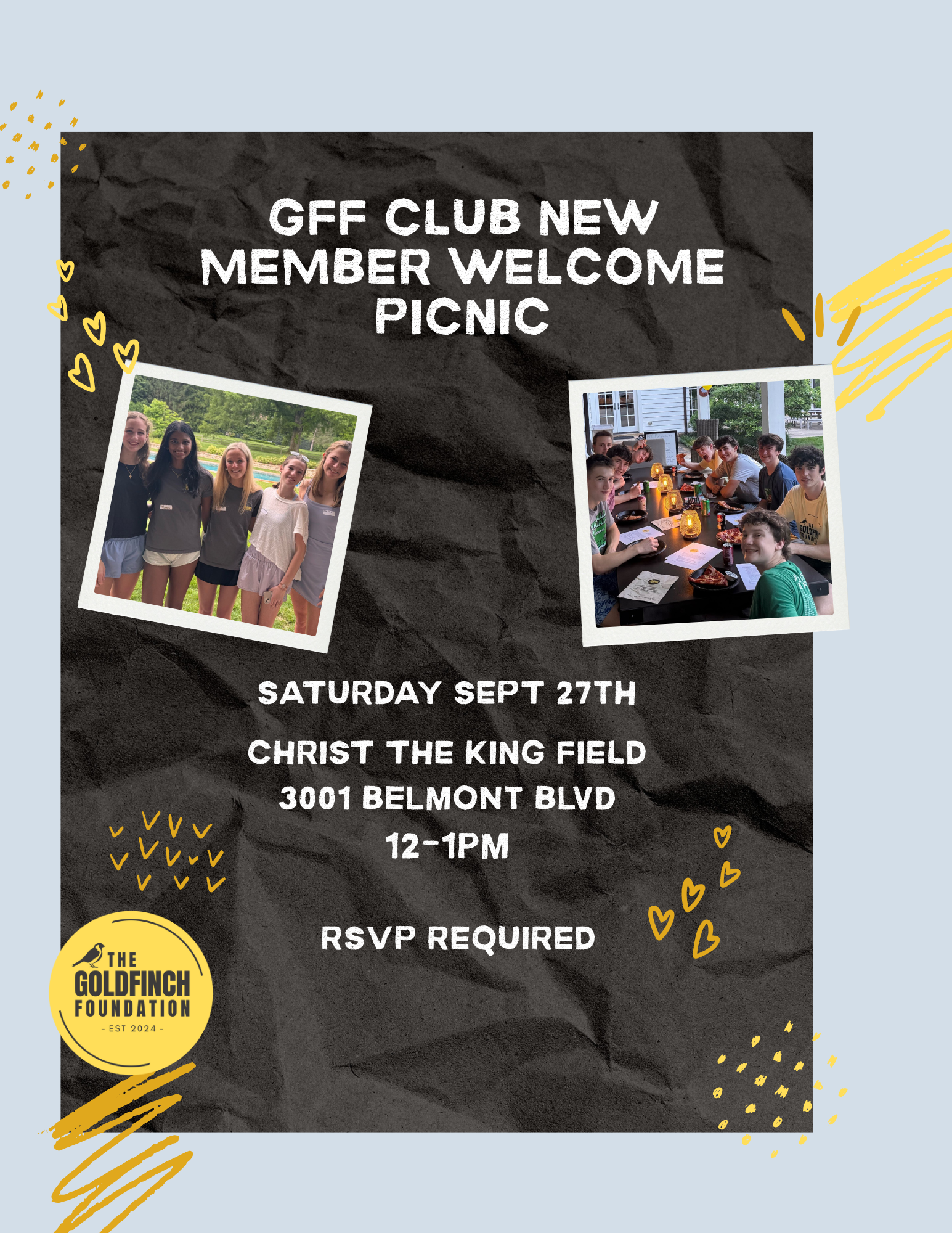 GFF Club New Member Welcome Picnic