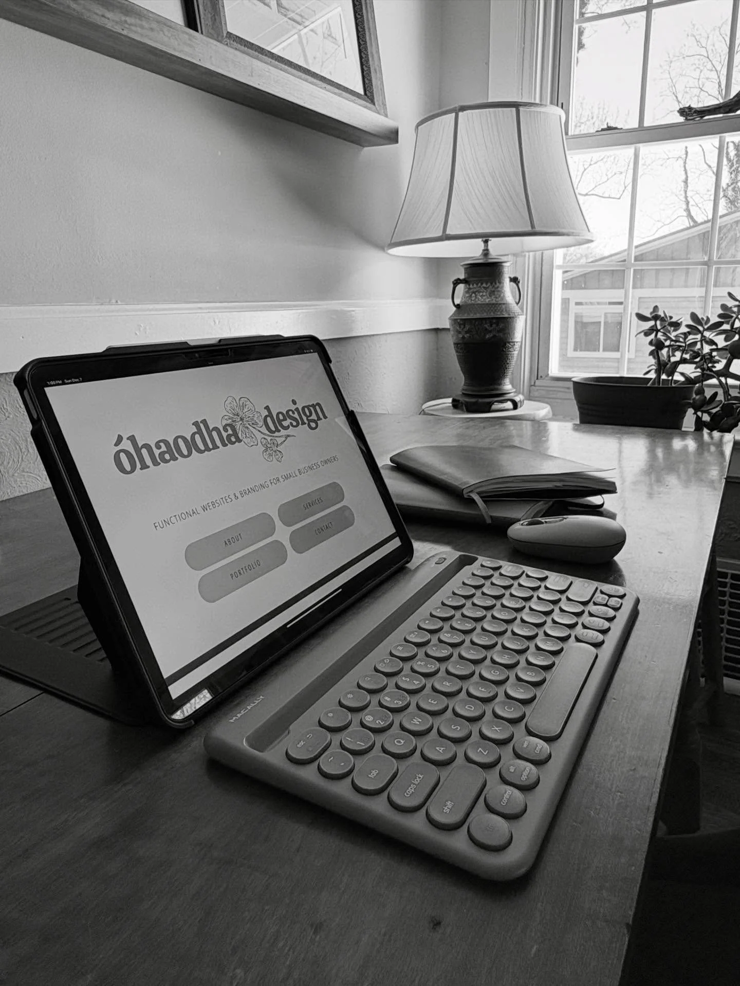 It has been a season of a lot of change, so stepping back for a bit was the right call. 

But I&rsquo;m getting back in the groove of things, makeshift desk included, and it&rsquo;s feeling good. 

If your website or brand needs attention in the new 