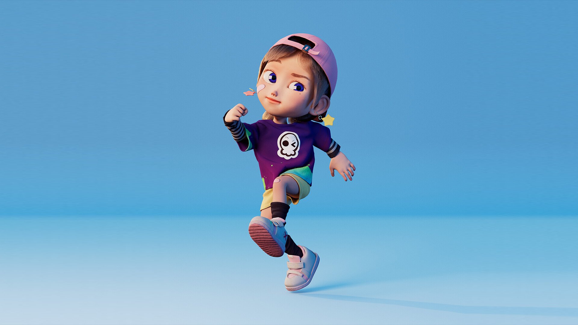 Melon the Little Guitarist (3D Character)