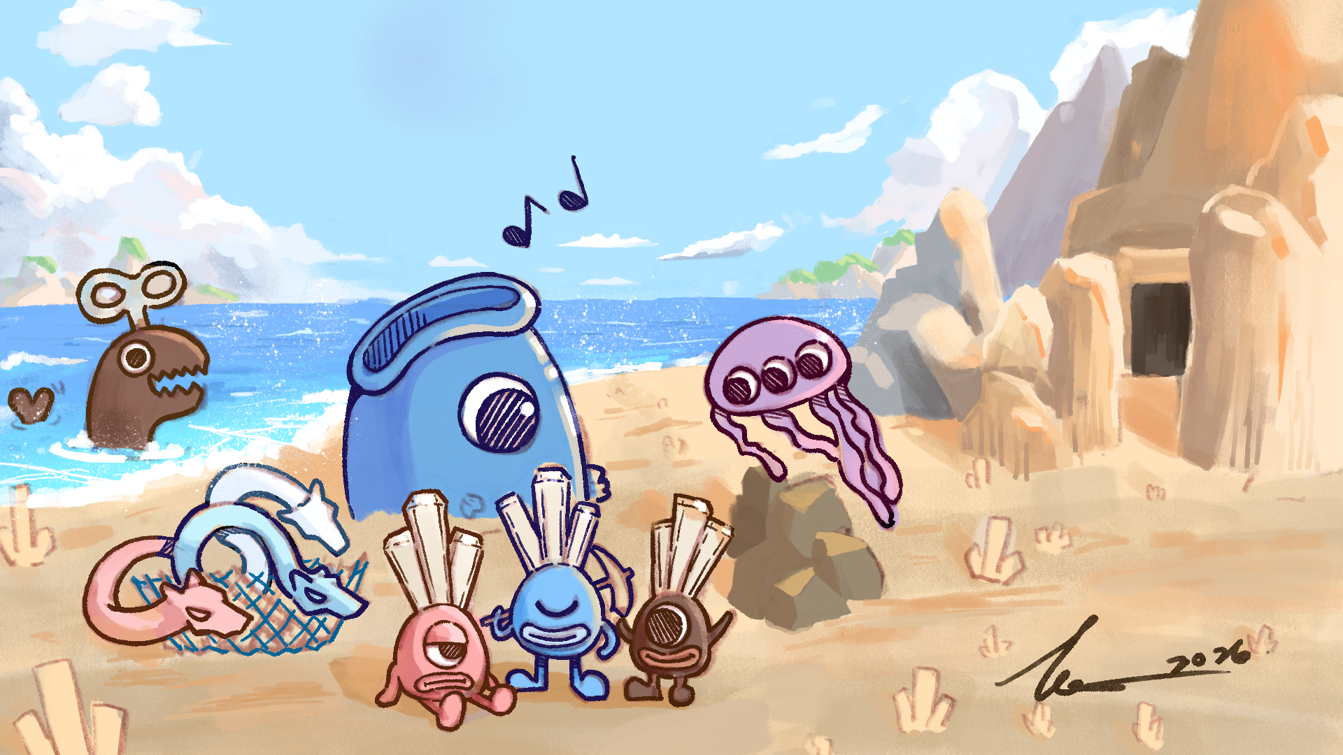 Illustration scene