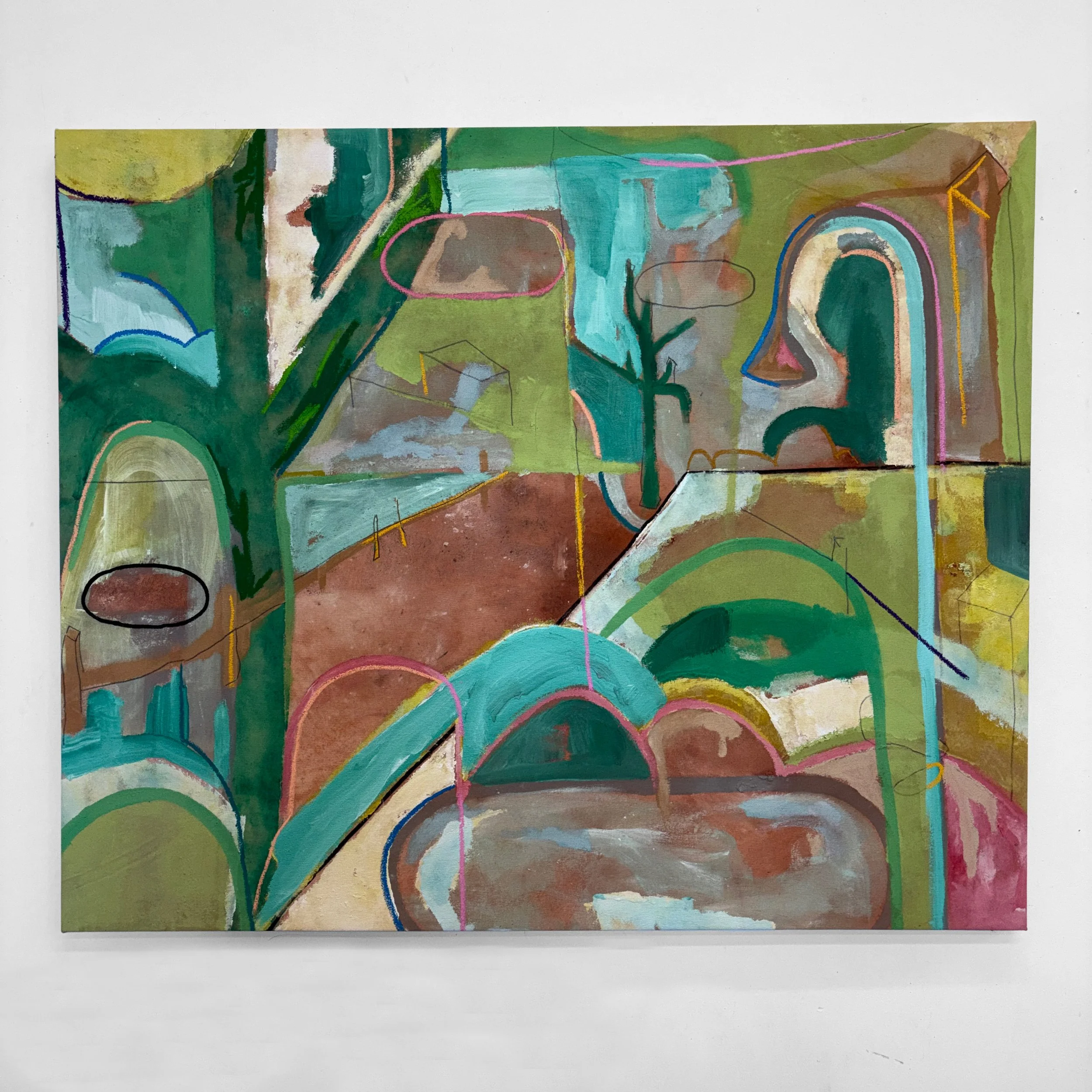 "The Color of an Empty Space" _ 58" x 48" _ Inquire