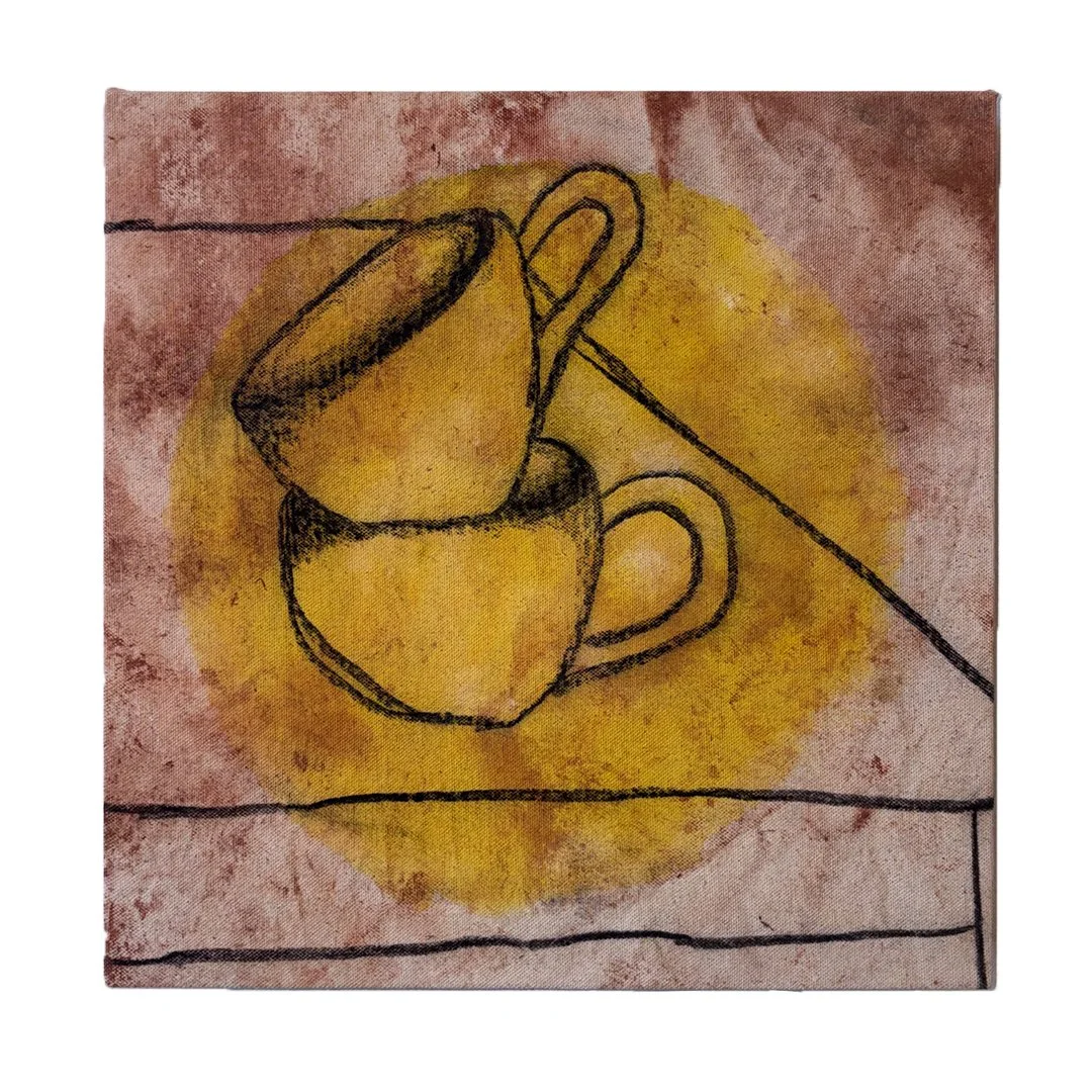 "Cups" _ 12" x 12" - Inquire