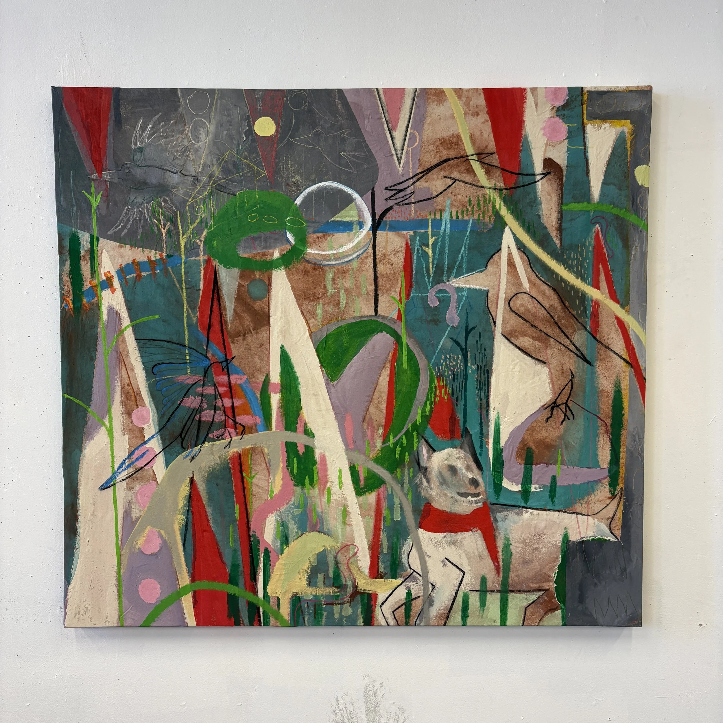 "Lovers Leap" _ 52" x 48" - SOLD