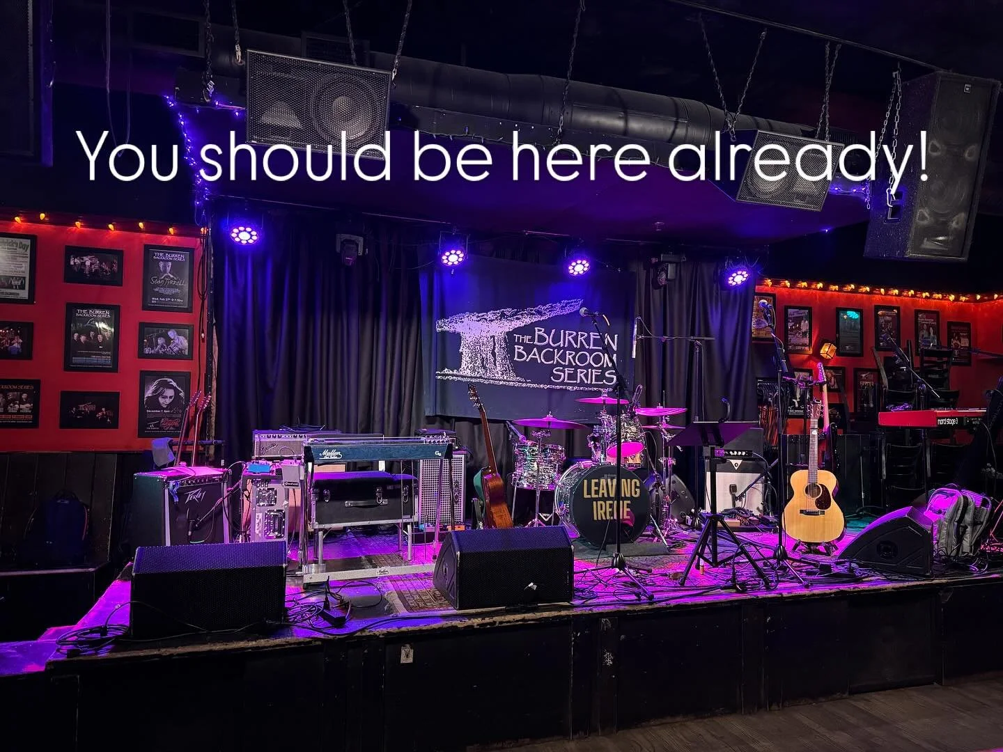 You should be here already!!