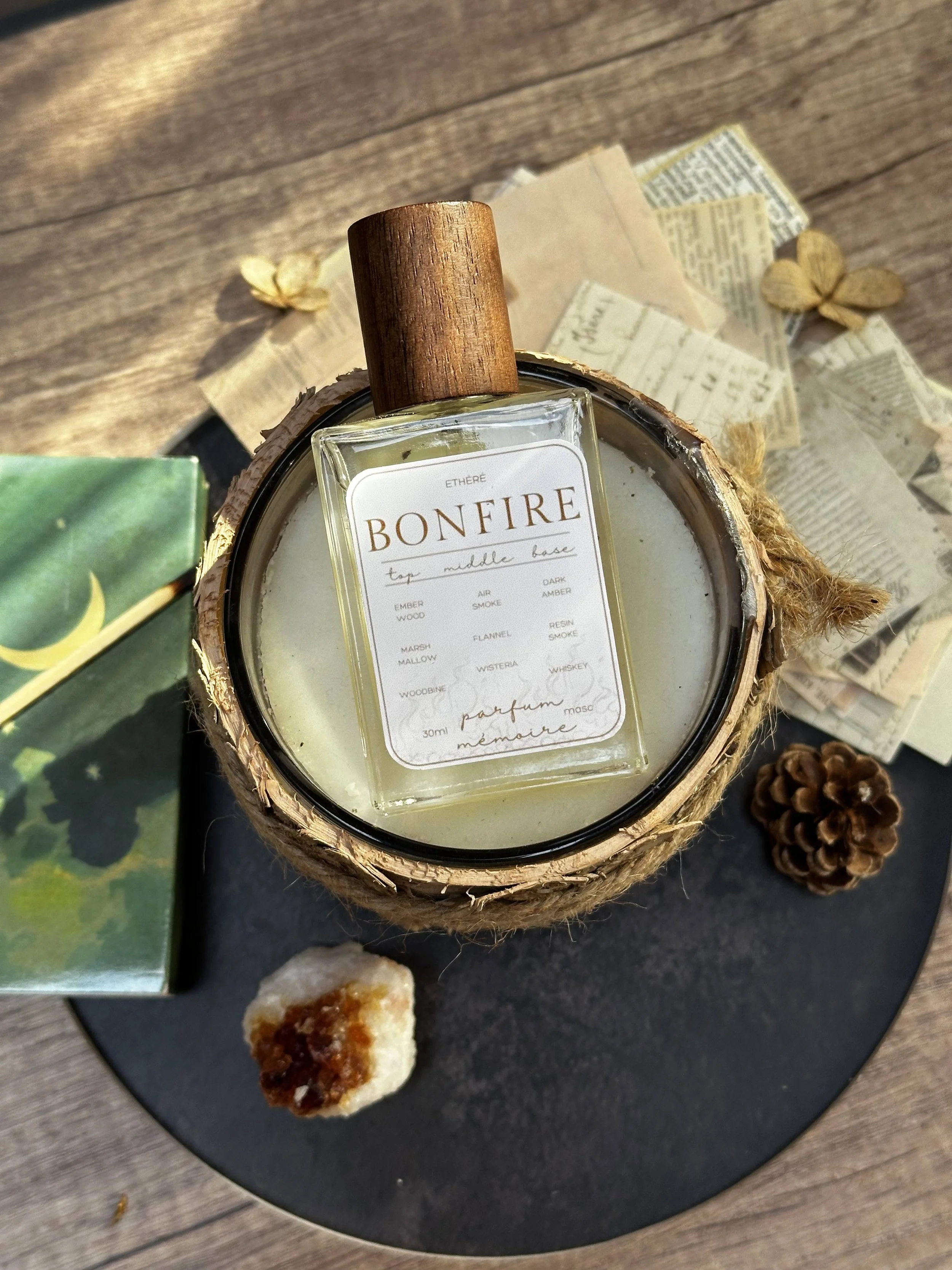 Bonfire Memories 🔥 Smoky & Rustic