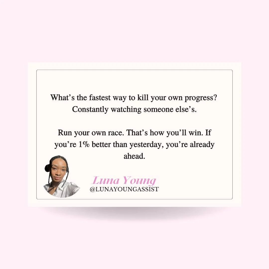 Don't compare, lock in and do 1%  better than yesterday.
 #lockin #dobetter #businessstrategy #productivitytools