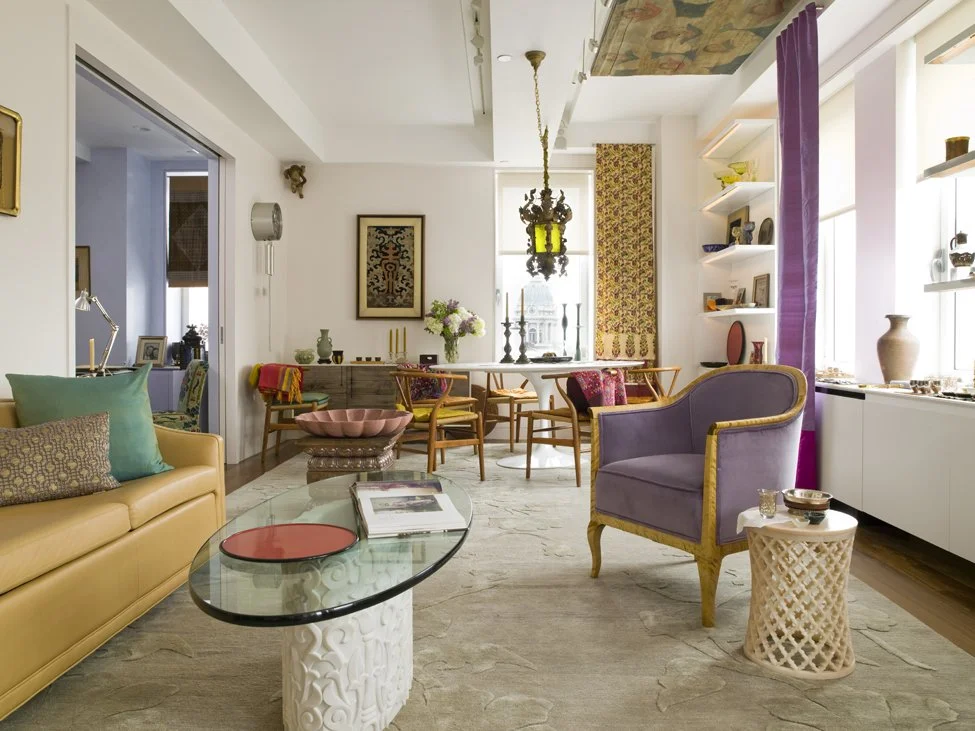 Odegard Carpets Indigo Metok Living Room