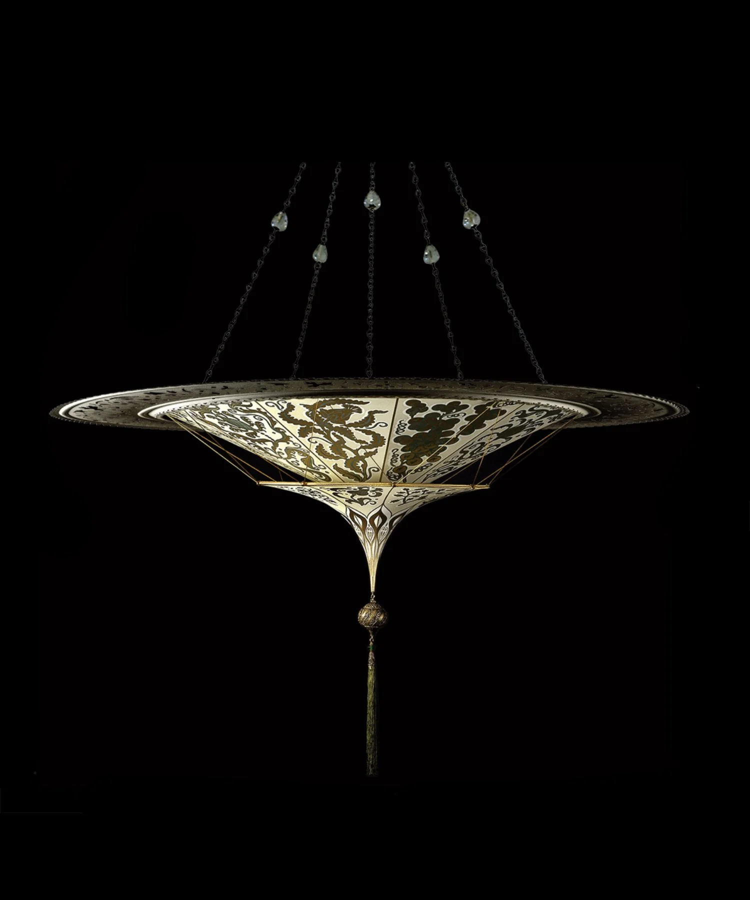 Fortuny Scheherazade 2-tier with Ring (125SHC-1-GH)