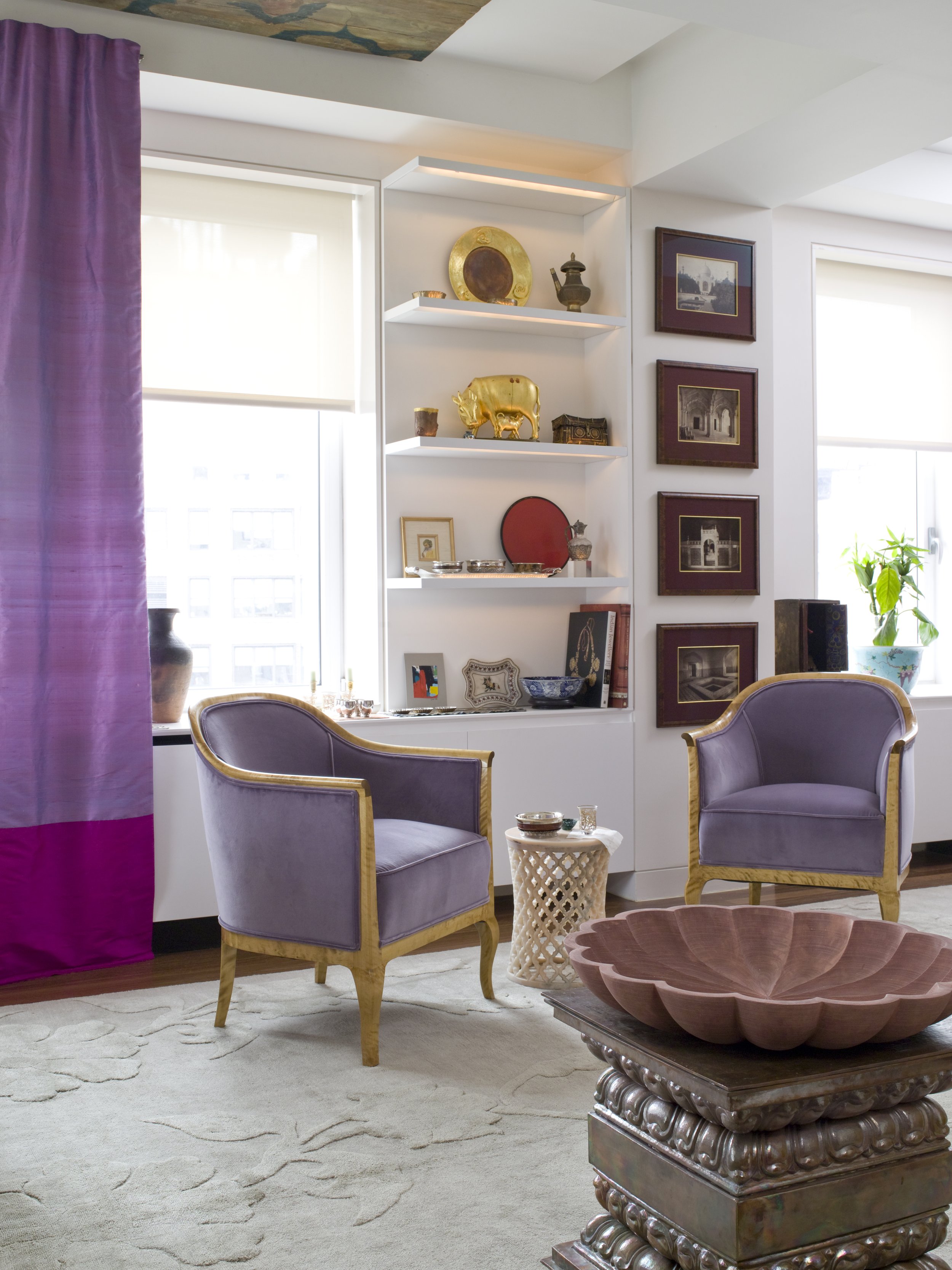 Odegard Carpets Indigo Metok Living Room