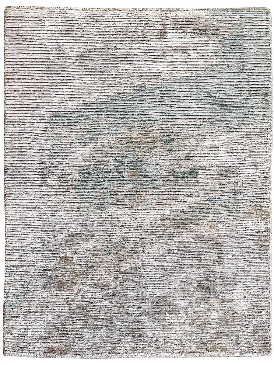 Flow shown in steel grey & jade 2x2.6 #102504 Tibetan Weave 50t-50 w.jpg.jpg