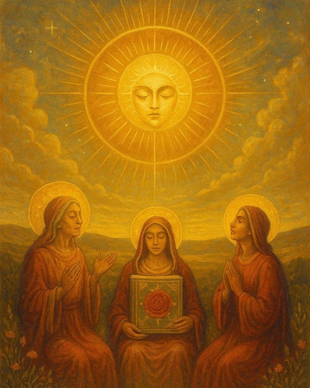 💫 When light is longest, wisdom stands revealed.

🔆 Tide of Illumination
🗓️ Summer Solstice
🌞 Theme: Celestial Wisdom &middot; Radiance &middot; Dual Sight

On the sun&rsquo;s highest path, Materines gather for comraderie, prayers, and sacred rea