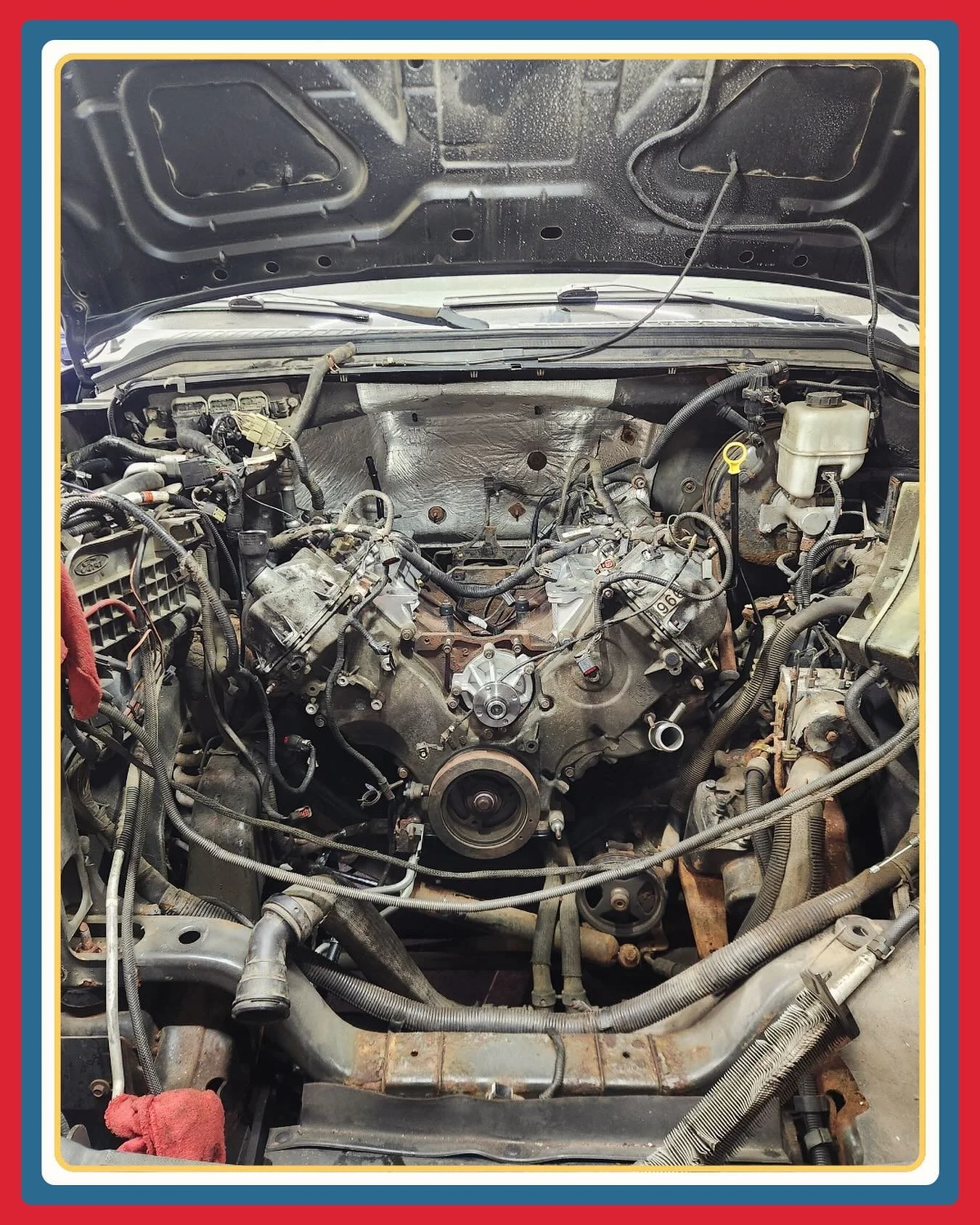 Here’s the finished result of a refurbishing and rebuilding of this 2010 Ford motor. It’s now complete and back in place!
#autorepair #oldbridgenj #keyportnj #mechaniclife #monmouthcountynj #middlesexcountynj