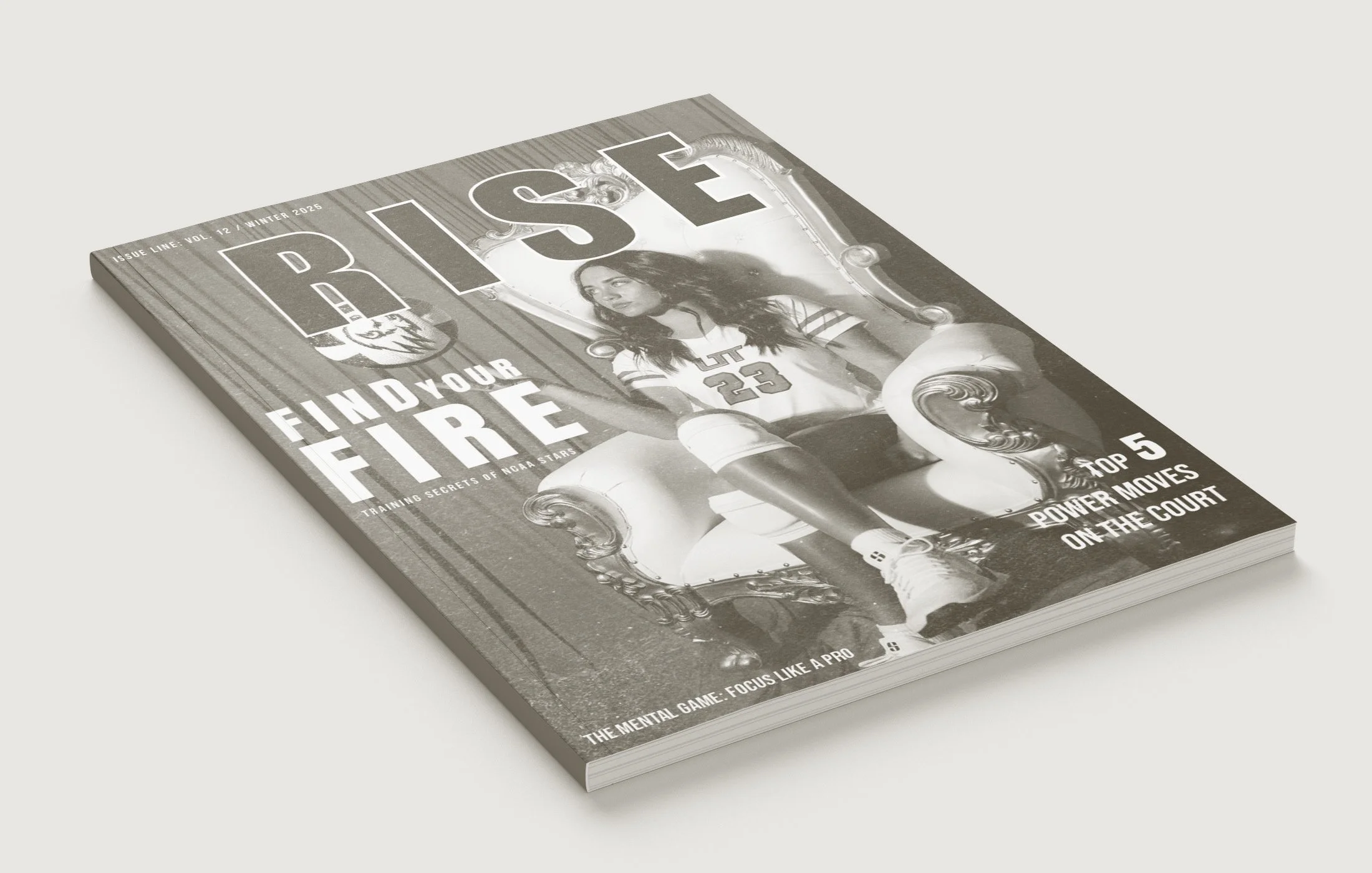 Volleyball Magazine Design Project