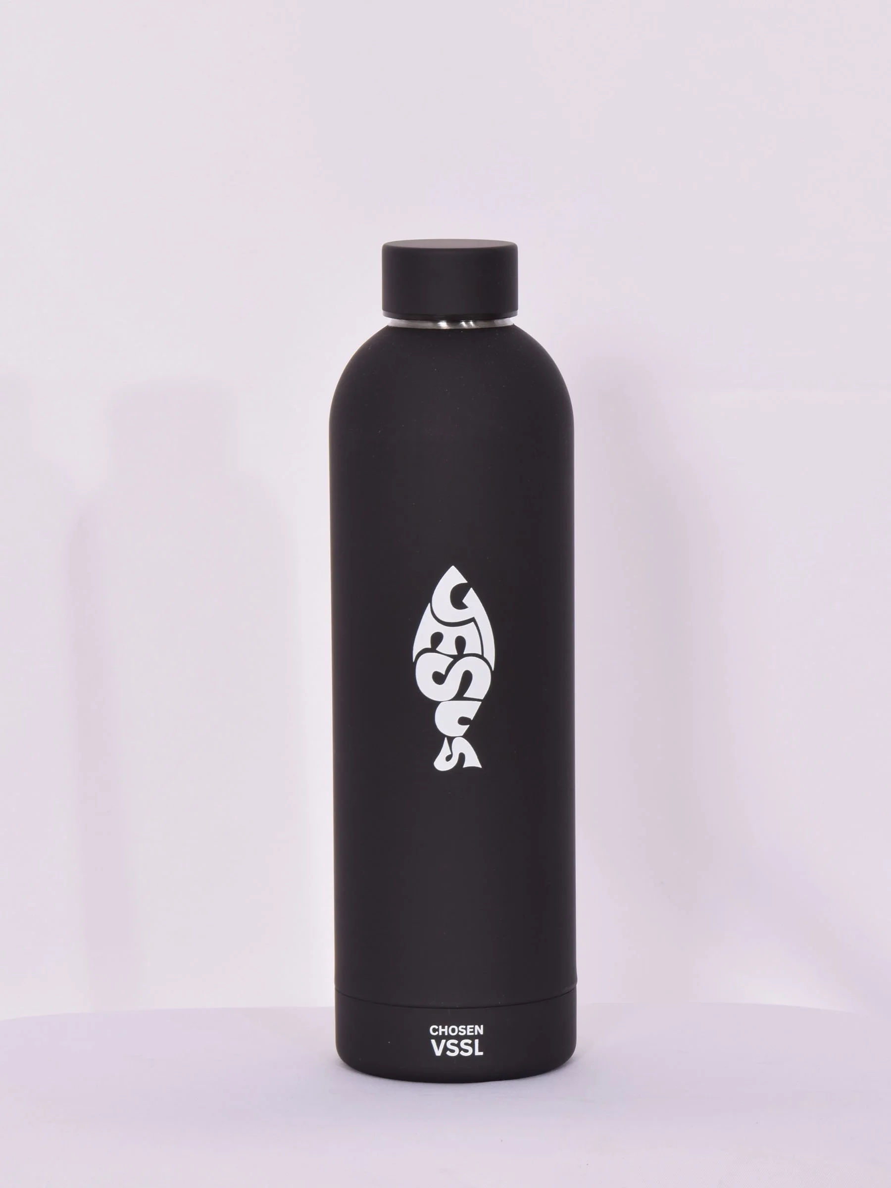 CHOSEN VSSL (JESUS) Water Bottle, Black 750 ml