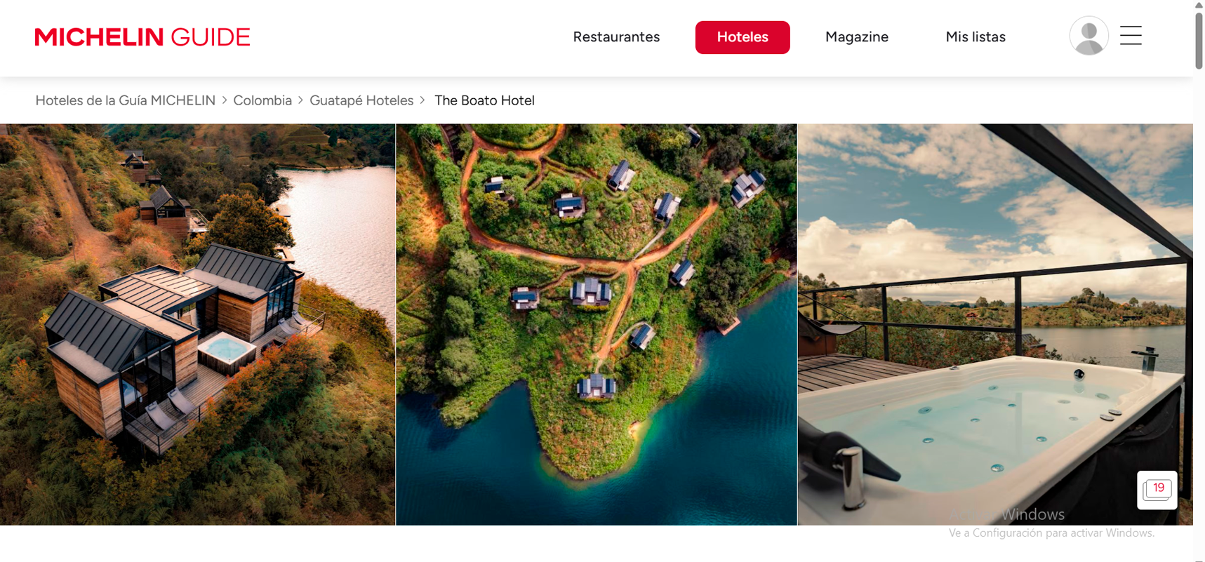 The michelin guide : Boato hotel