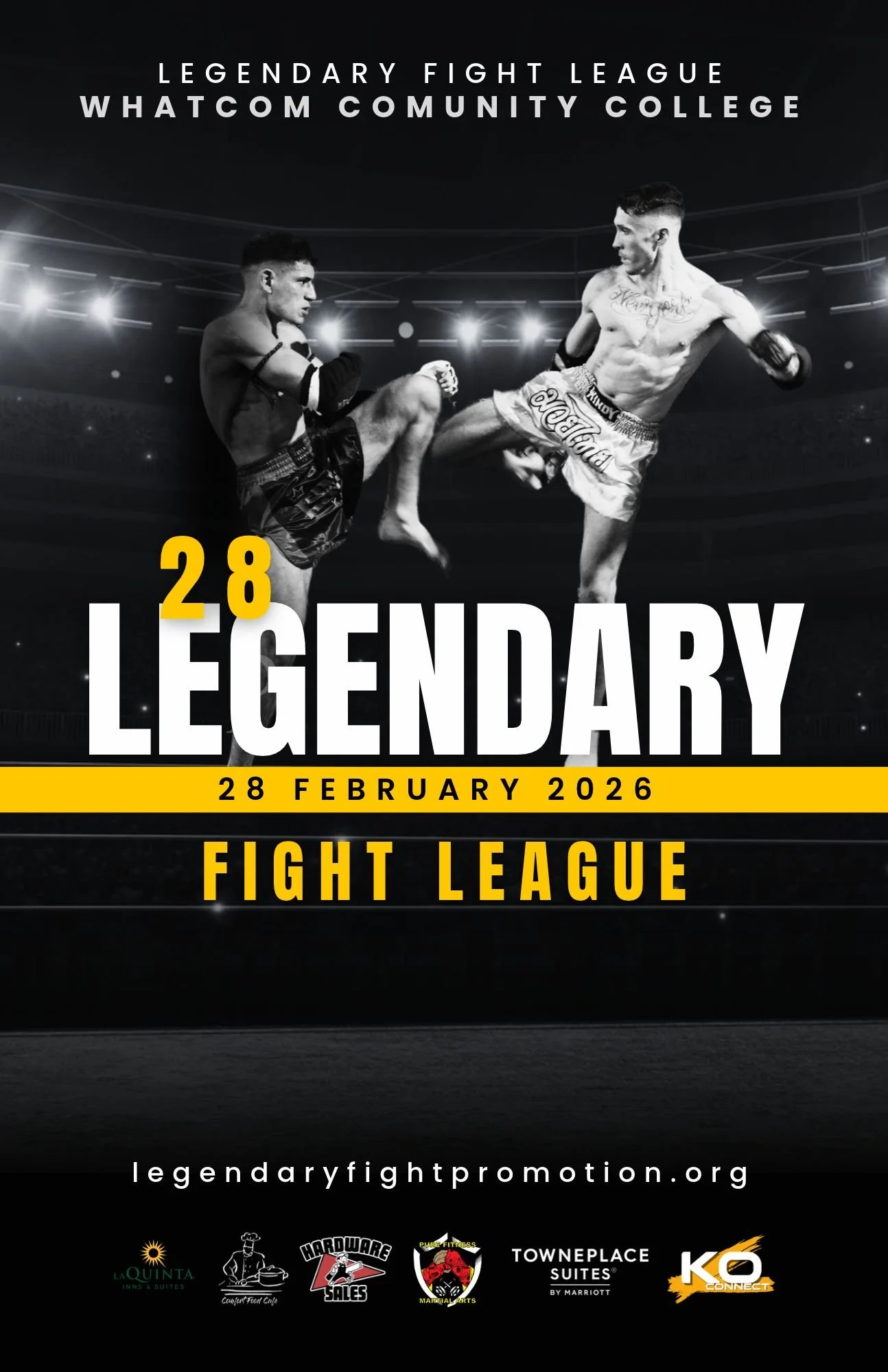 Legendary Fight League 28 Promo Poster