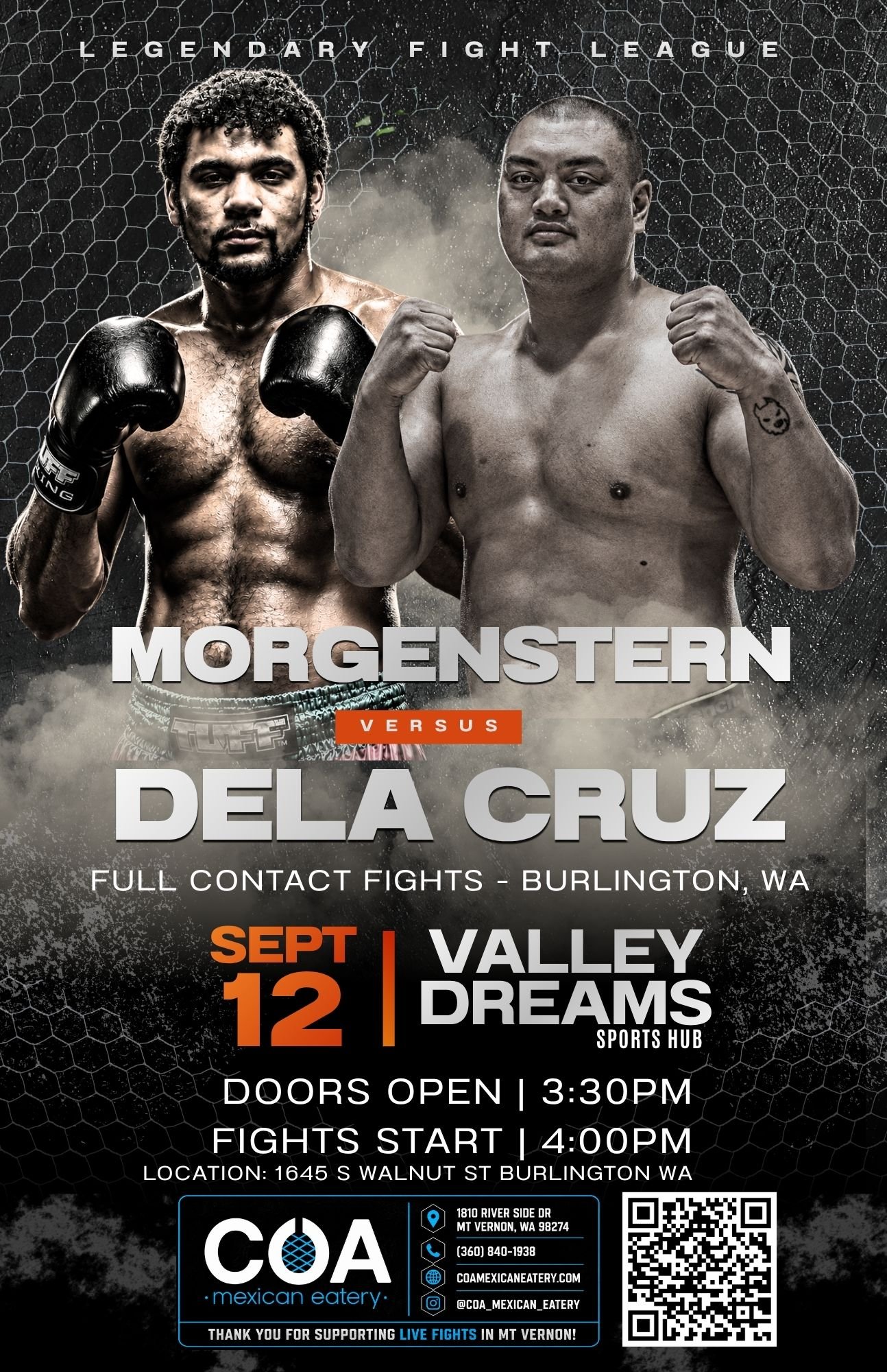 Legendary Fight League 29 Promo Poster