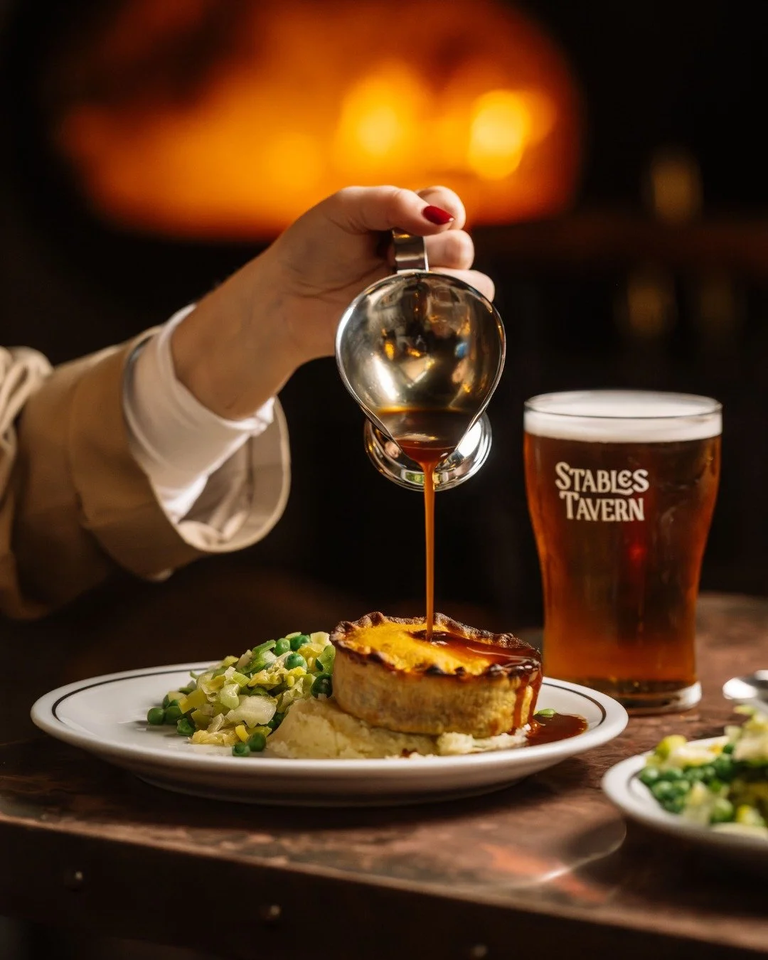 Golden crusts, rich fillings, and proper comfort food done right. 

Who's popping in for a pie and a pint?