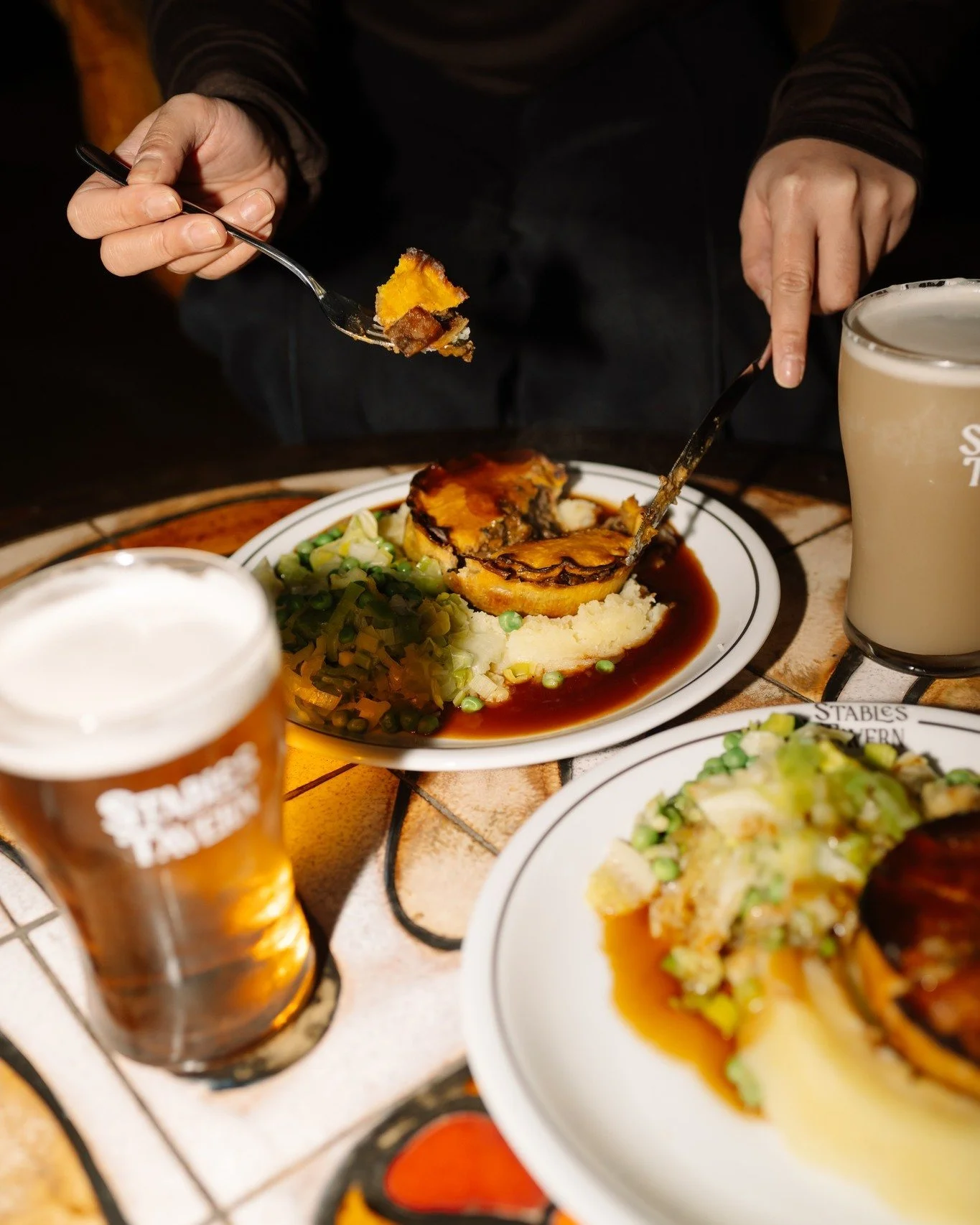 Tuck into some proper comfort food &ndash; just what we need after a long weekend.

Take your pick: Beef &amp; Barley, Pork &amp; Apple, Chicken &amp; Leek, or Root &amp; Lentil. All homemade in our kitchen.

Make a meal of it with the Complete Pie E