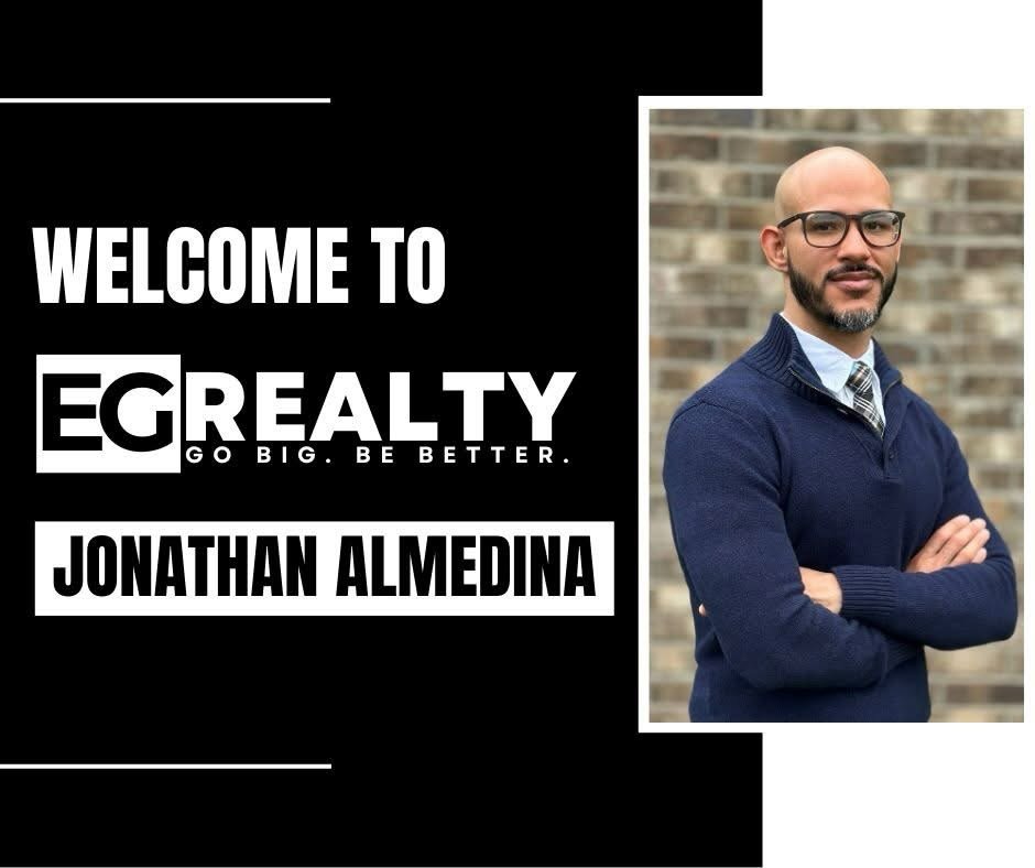 Please join us in welcoming Jonathan Almedina to EG Realty!
We are thrilled to have you #gobig with us!