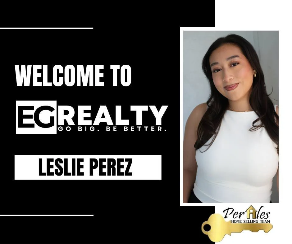 Please join us in welcoming Leslie Perez to the Perales Home Selling Team at EG Realty!

We are thrilled to have you #gobig with us!