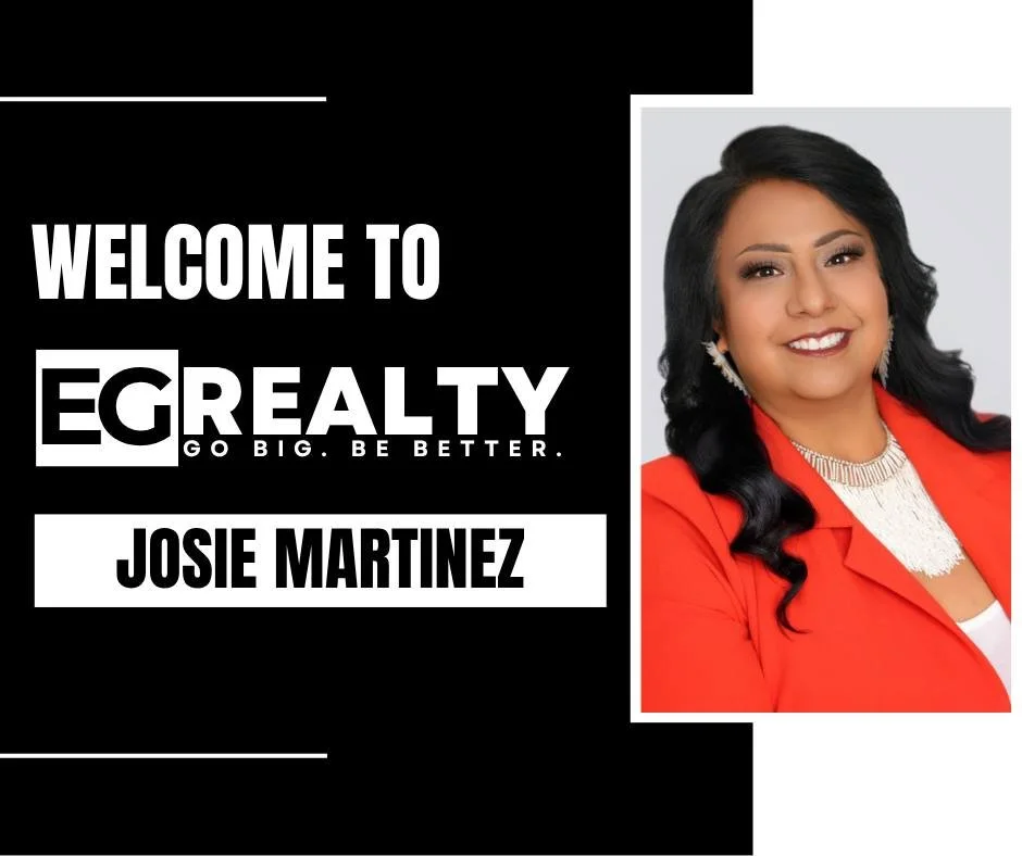 Please join us in welcoming Josie Martinez to EG Realty!

"With roots in Chicago and time spent in San Diego, Austin, and now Waco, I bring a broad perspective and a strong commitment to service to every real estate client I support. I spent 28 