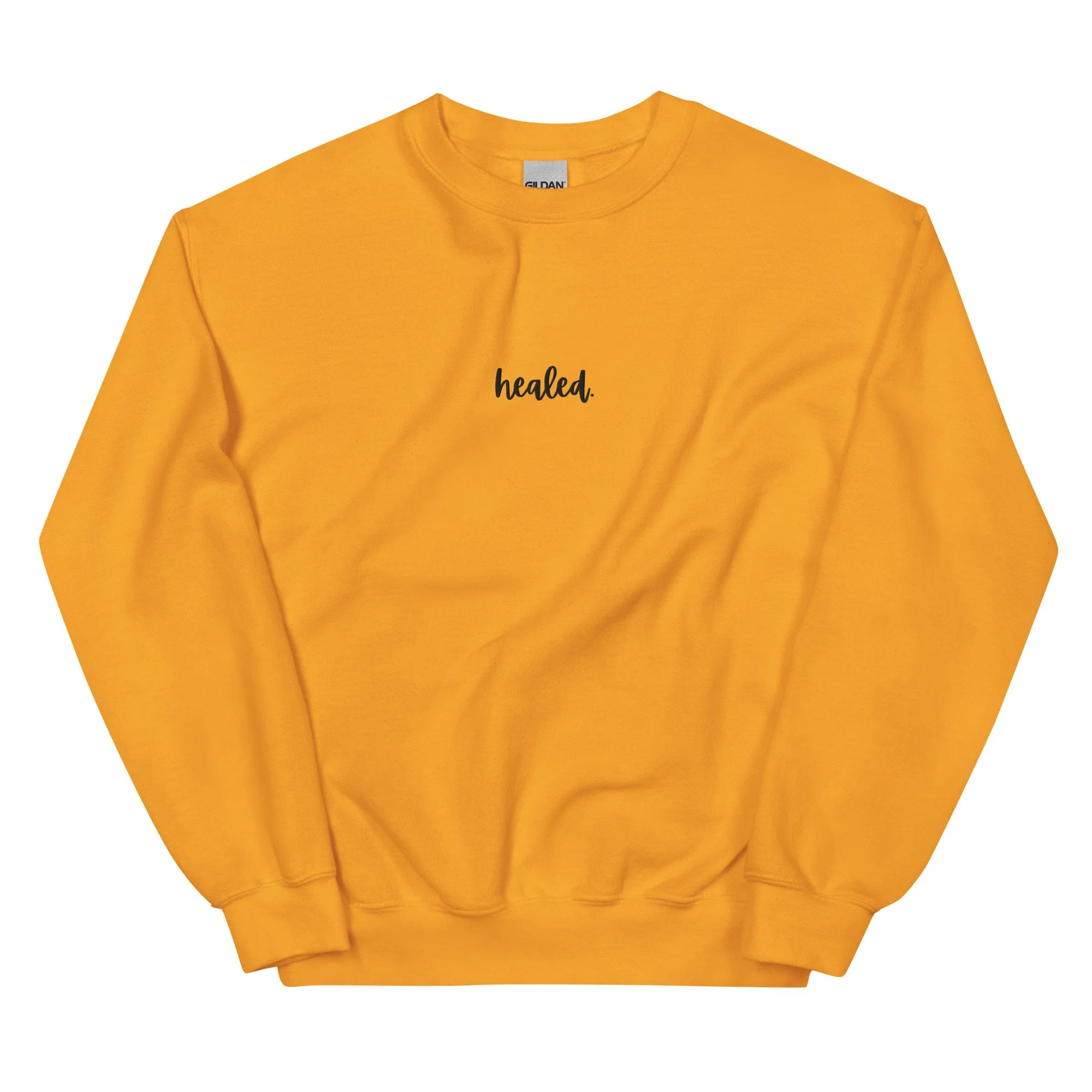 healed. Unisex Sweatshirt (embroidery printed)